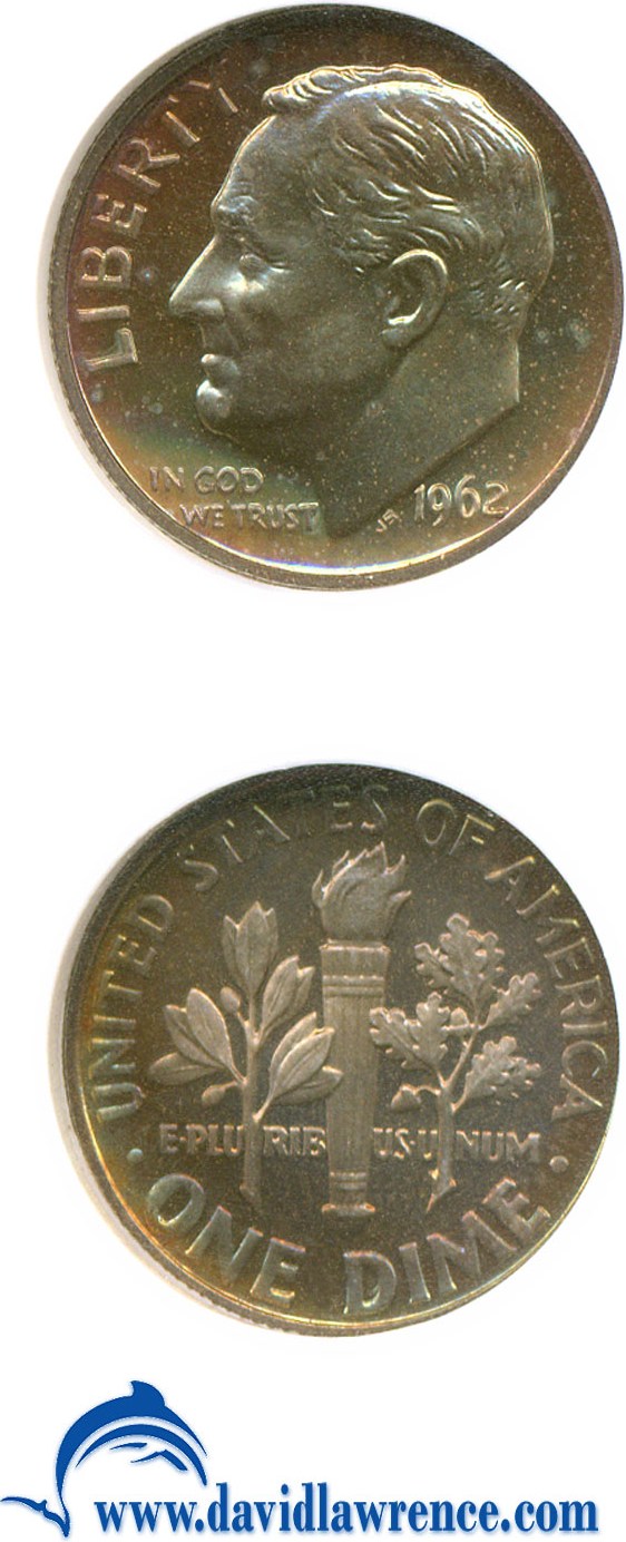 1962 10c PR64 thumbnail 2