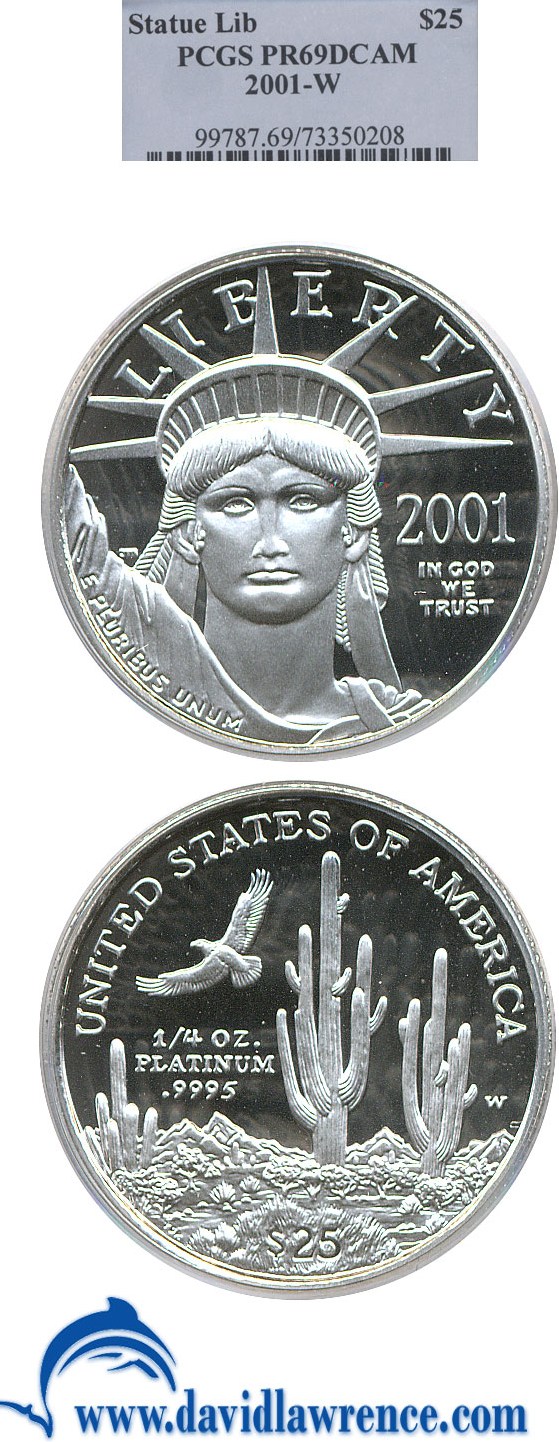 2001-W $25  Platinum Eagle PR DCAM PR66 DCAM thumbnail 21
