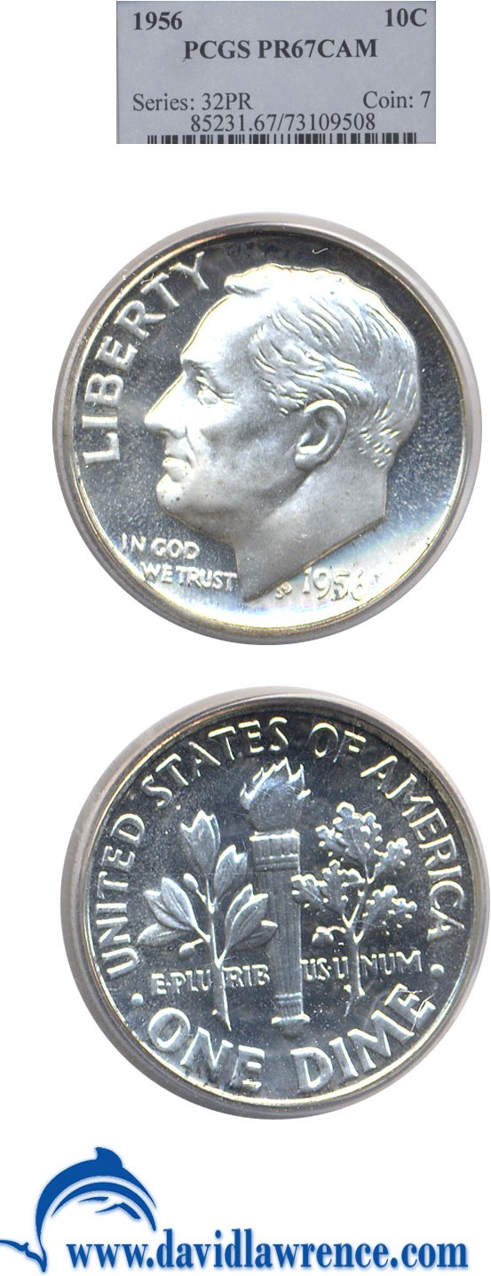 1956 10c PR CAM PR64 CAM CAC thumbnail 21