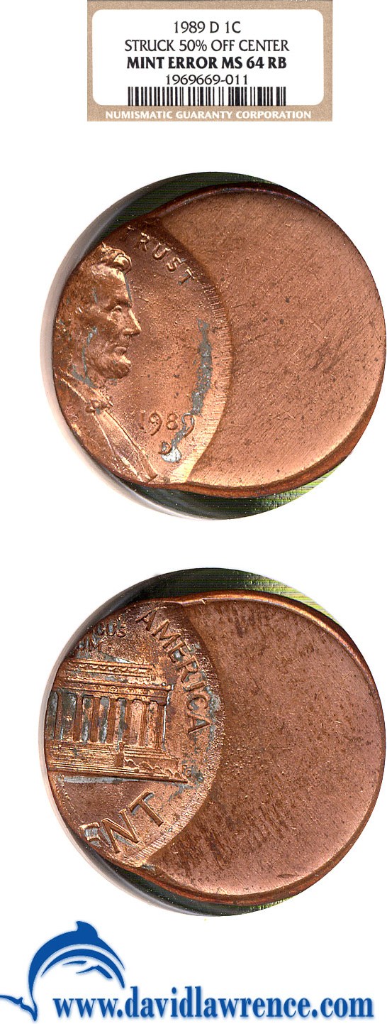 1989-D 1c MS RD MS62 RD thumbnail 9