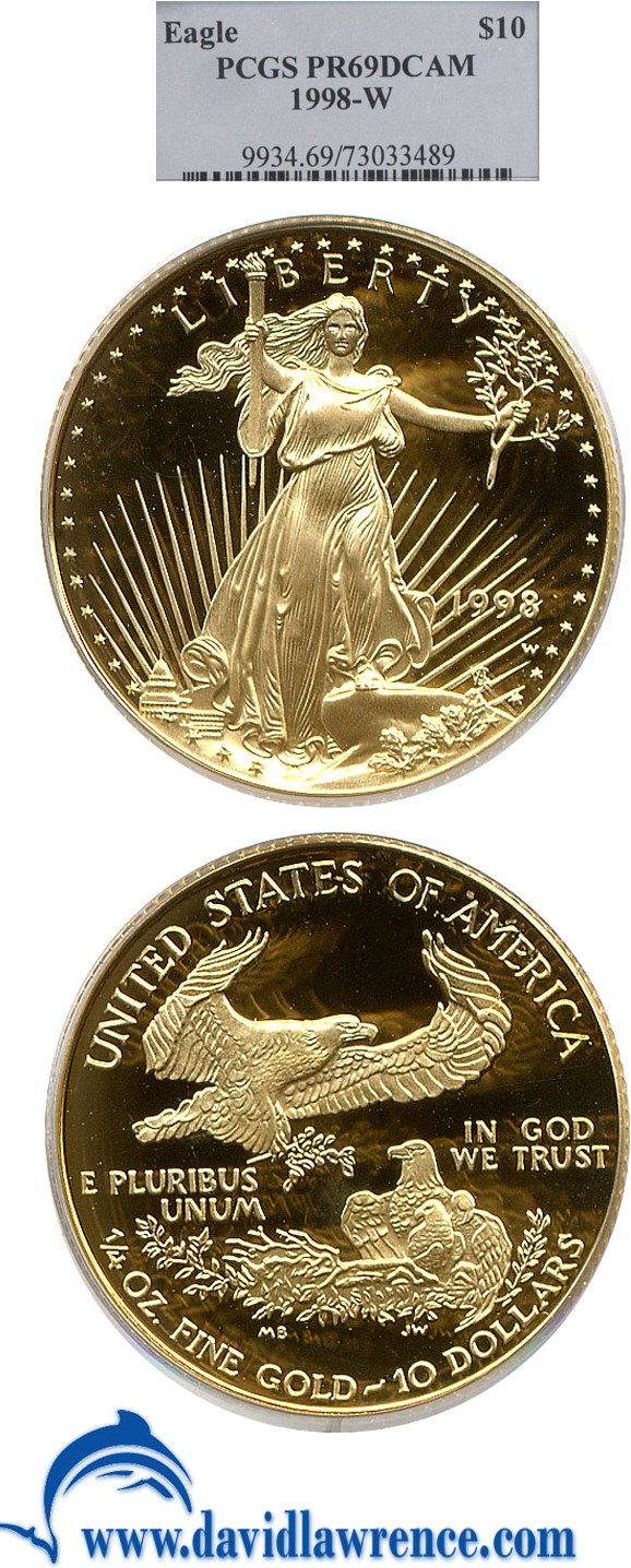 1998-W $10  Gold Eagle PR DCAM PR65 DCAM thumbnail 23
