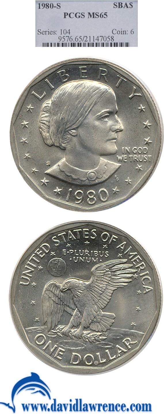 1980-S SBA $1 MS60 thumbnail 18