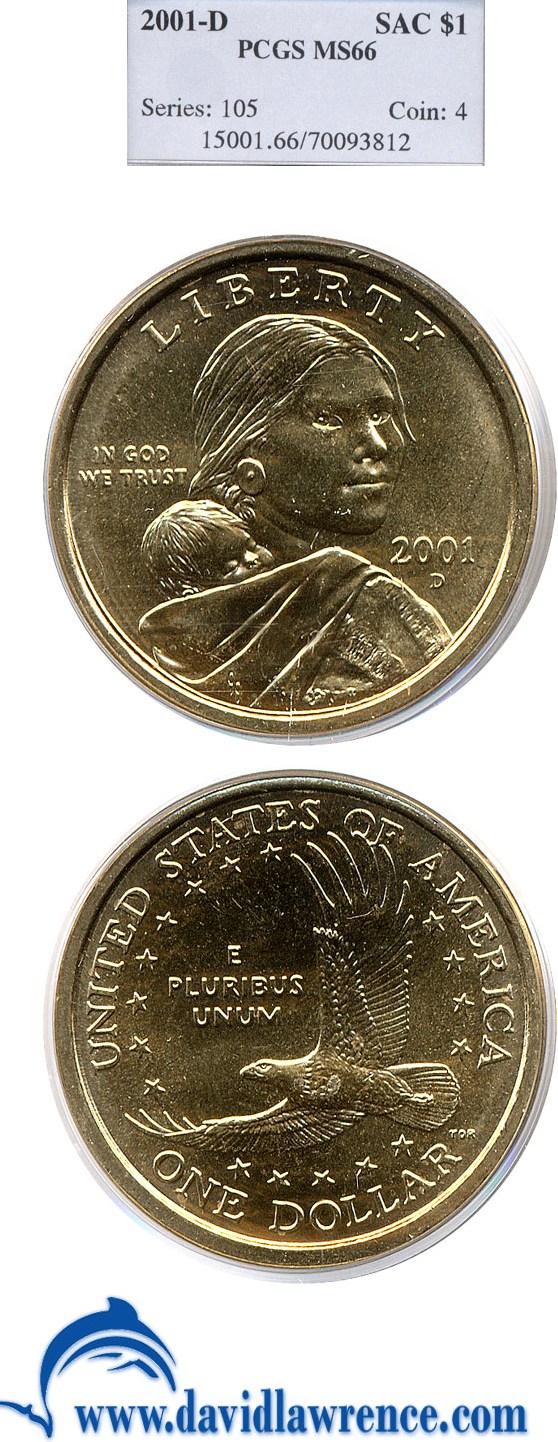 2001-D $1  Sacagawea MS63 thumbnail 15