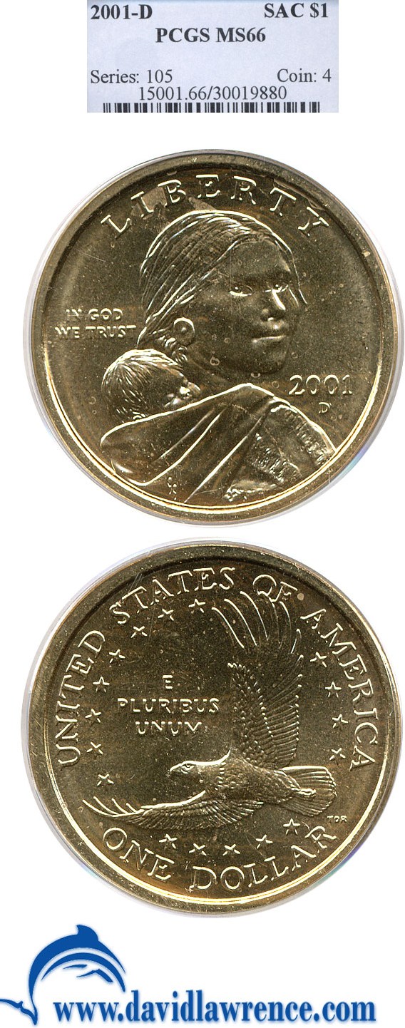 2001-D $1  Sacagawea MS63 thumbnail 16