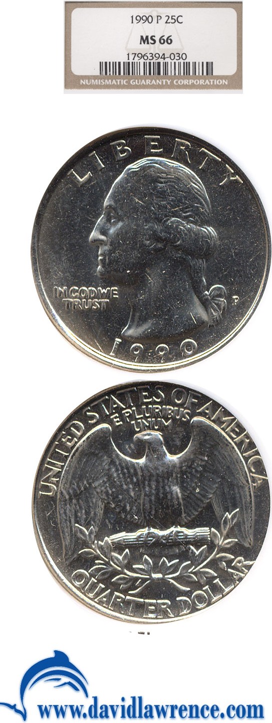 1990-P 25c MS thumbnail 16