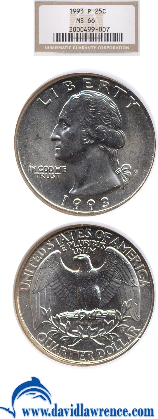 1993-P 25c MS67 CAC thumbnail 19
