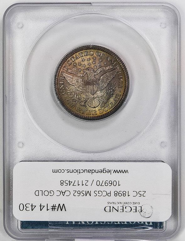 1898 25c MS62 thumbnail 4