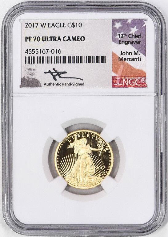2017-W $10  Gold Eagle PR DCAM PR65 DCAM thumbnail 5