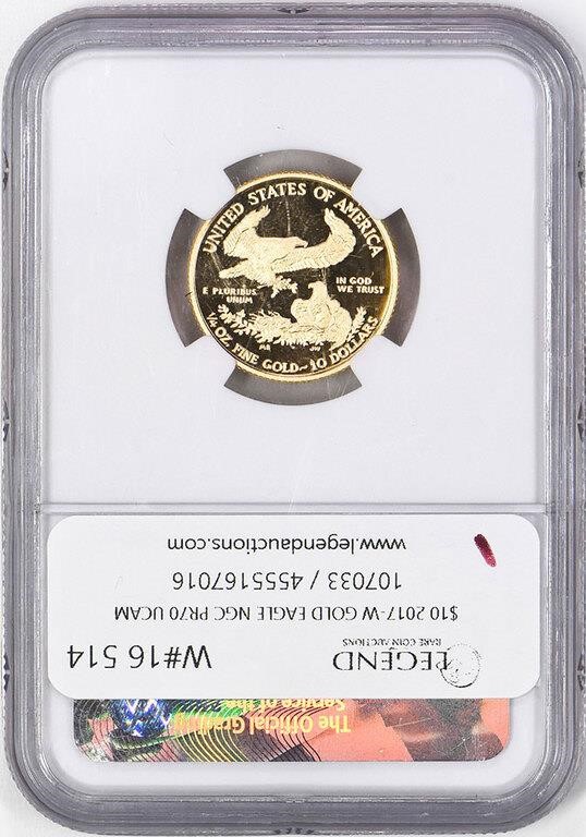 2017-W $10  Gold Eagle PR DCAM PR65 DCAM thumbnail 6