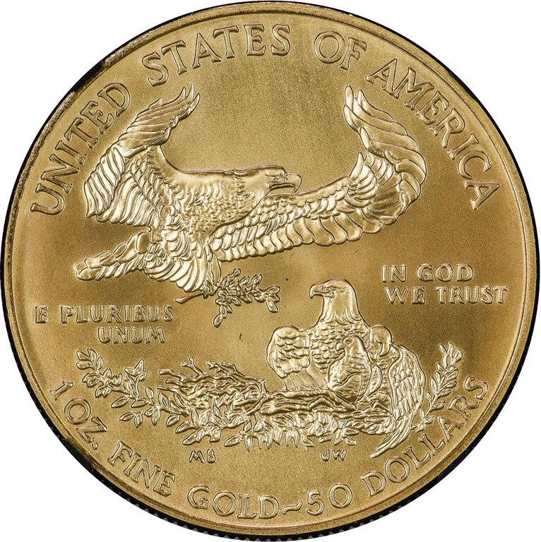 2017-W G$50  Gold Eagle, Burnished MS70 thumbnail 10
