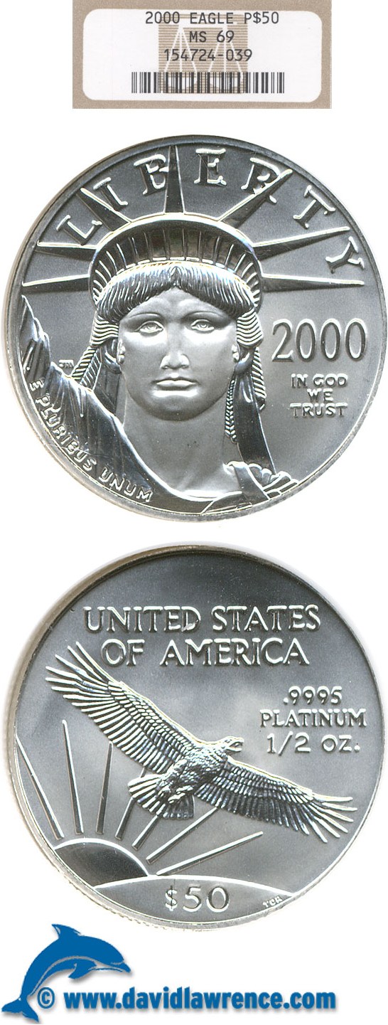2000 P$50  Platinum Eagle MS thumbnail 12