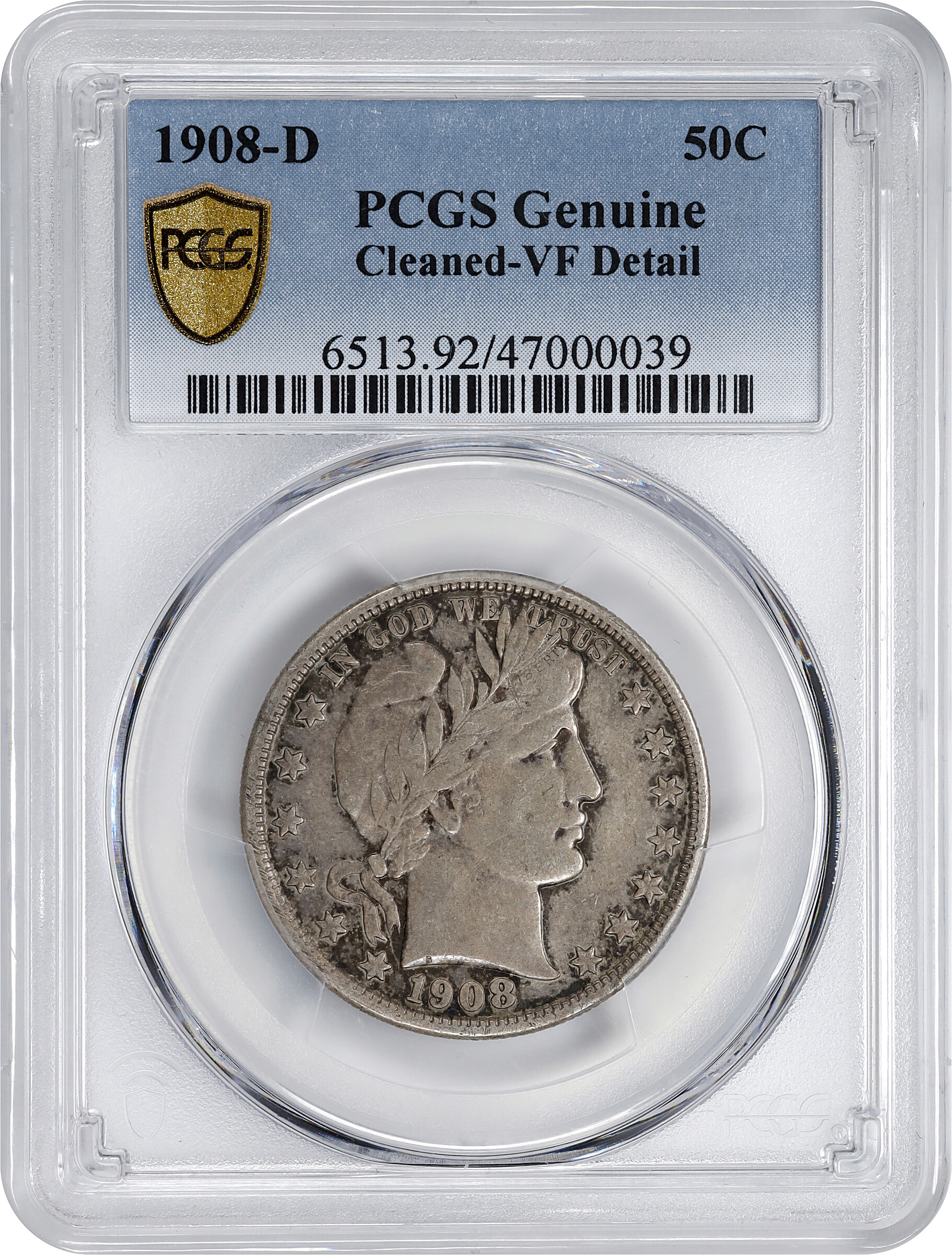 1908-D 50c AG3 thumbnail 3
