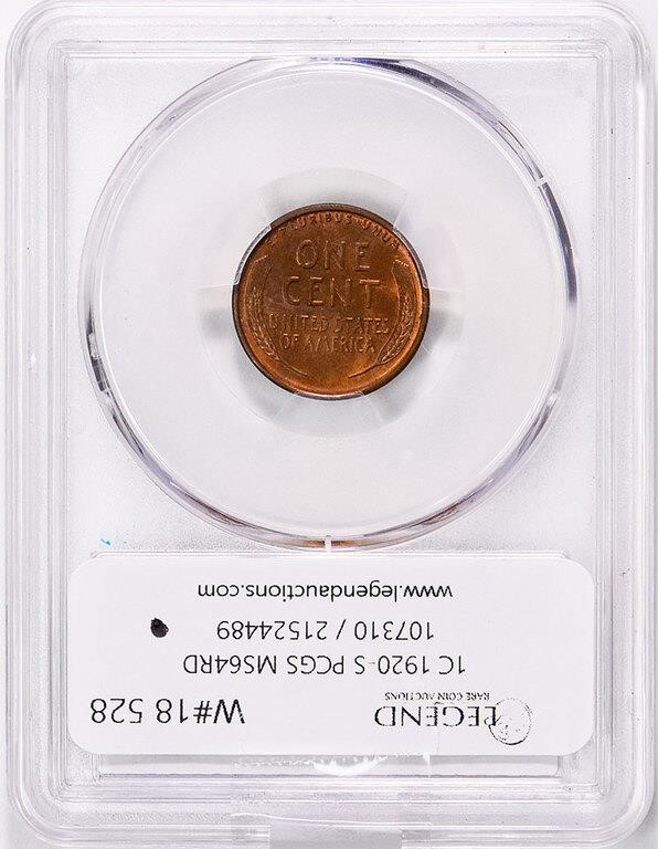 1920-S 1c MS RD MS64 RD thumbnail 6