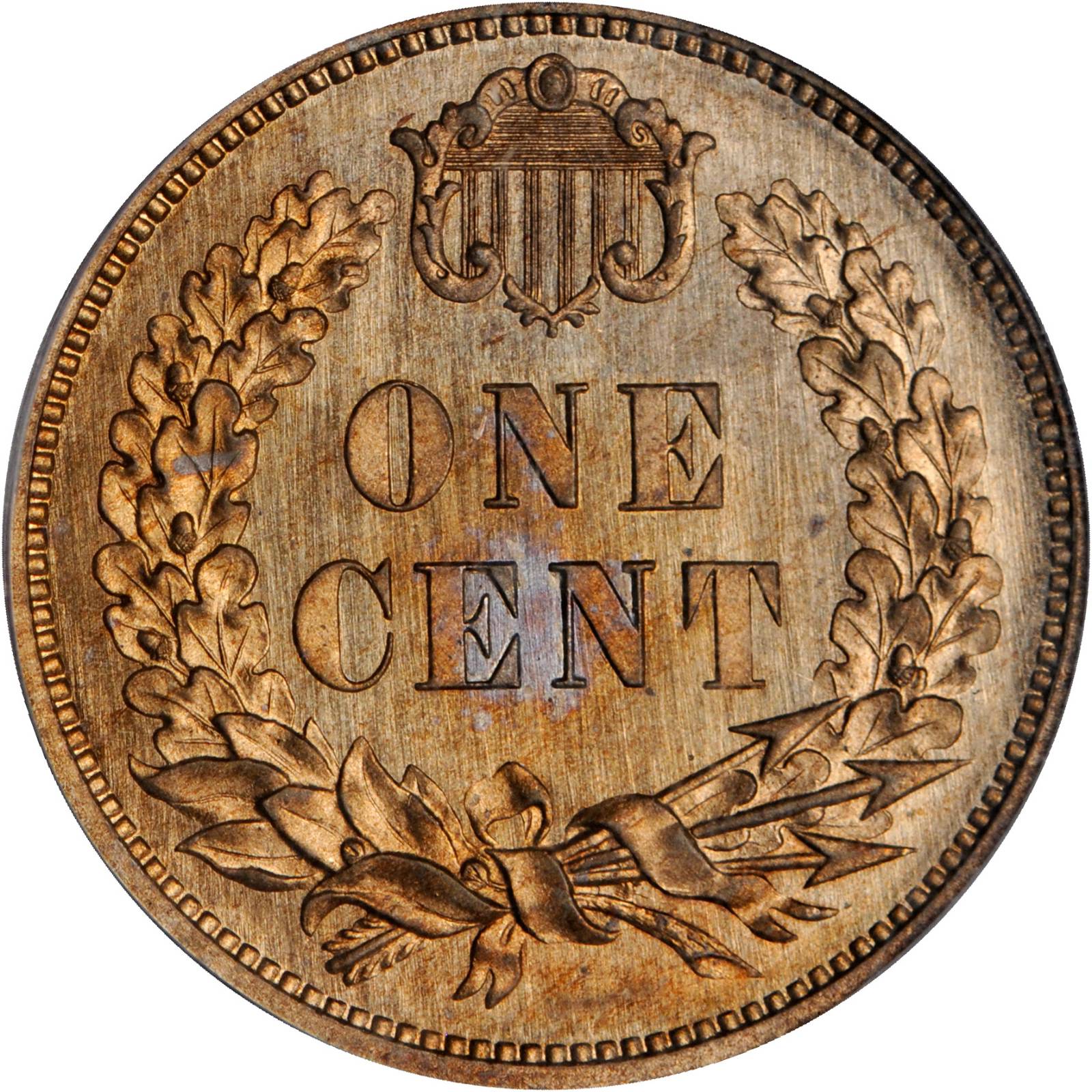 1858 P1c Copper-Nickel, Broad Bust, J-212 PR CAM PR64 CAM thumbnail 4