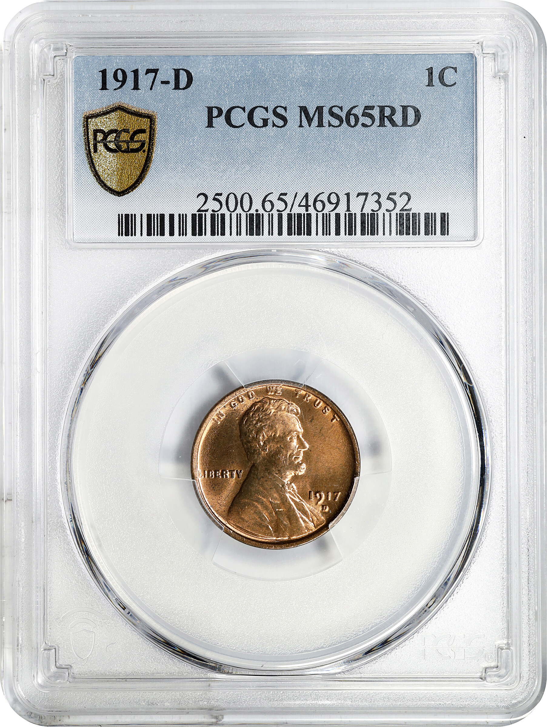 1917-D 1c MS RD MS65 RD CAC thumbnail 12