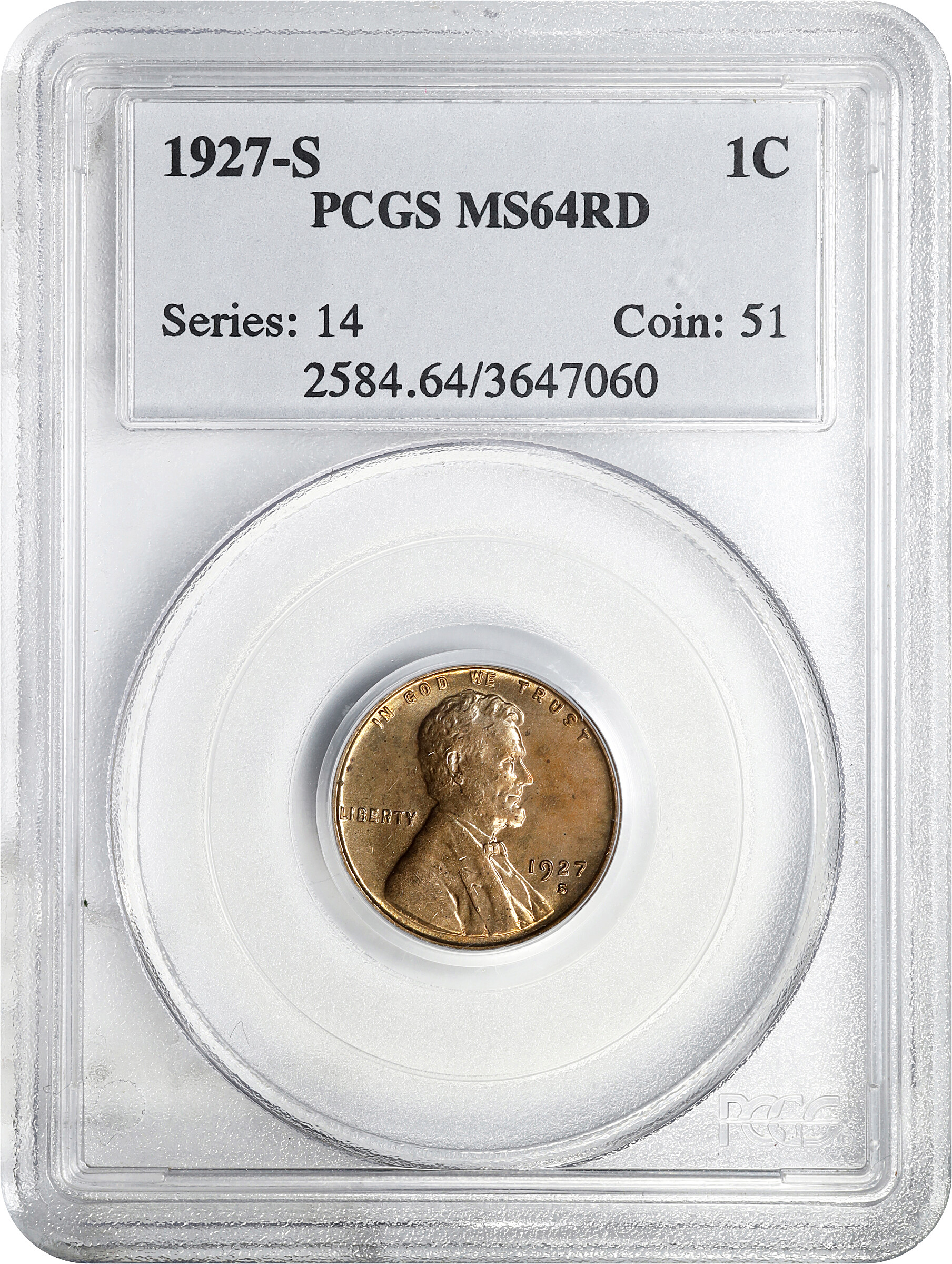 1927-S 1c MS RD MS64 RD thumbnail 3