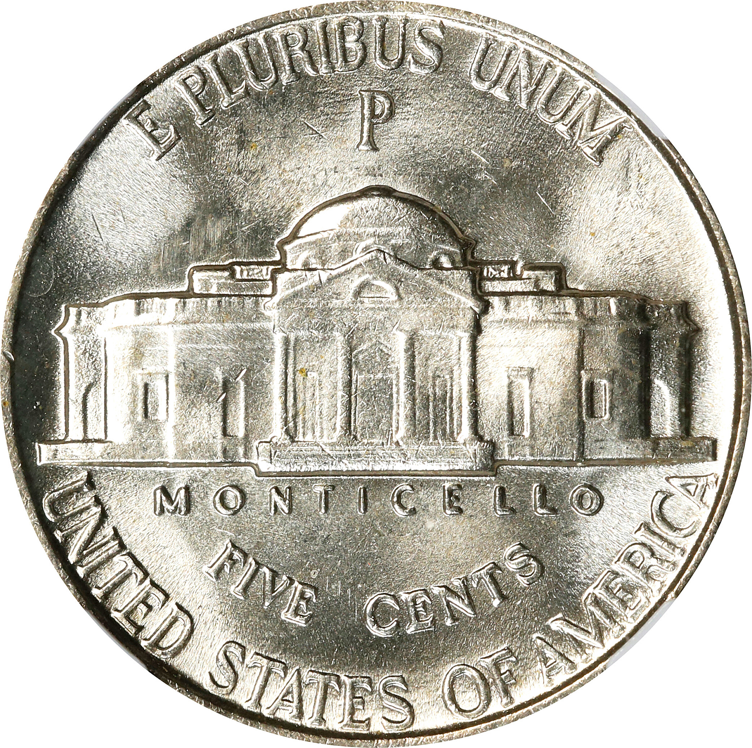 1945-P 5C Silver, Triple Die Reverse, FS-803 MS64 thumbnail 8