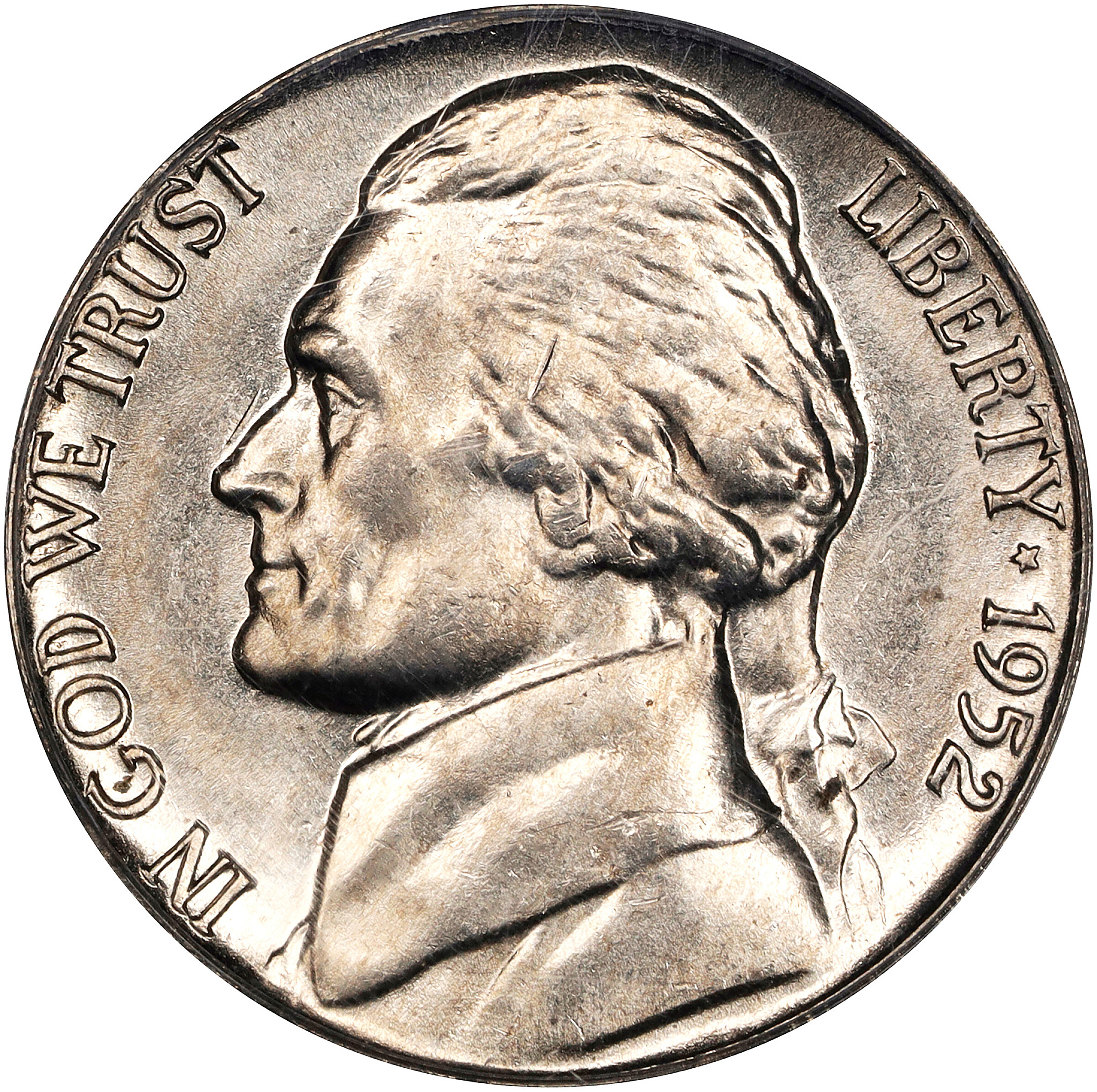 1952-D Jefferson Nickel. MS-65 FS (PCGS).