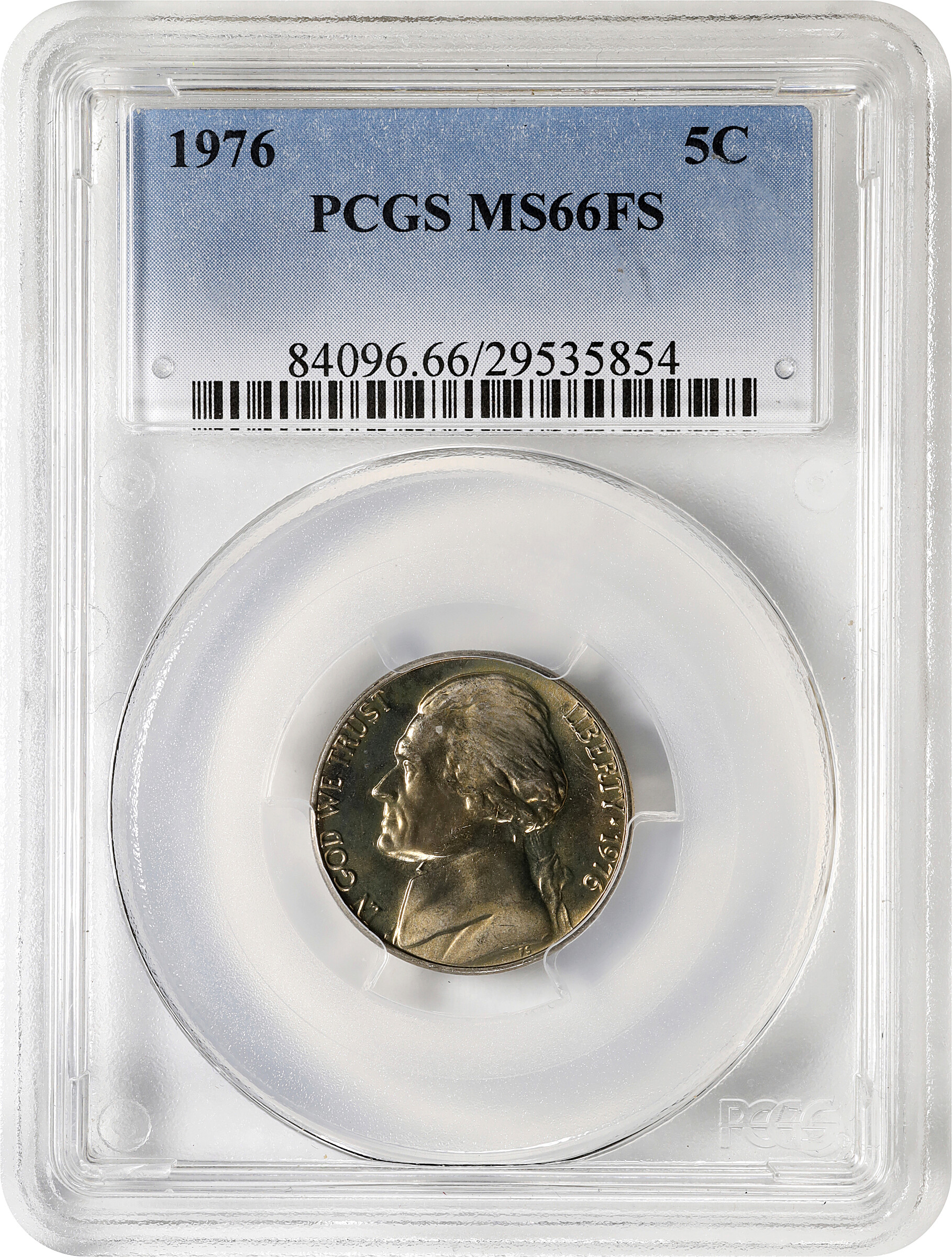 1976 5c MS FS MS66 FS thumbnail 4