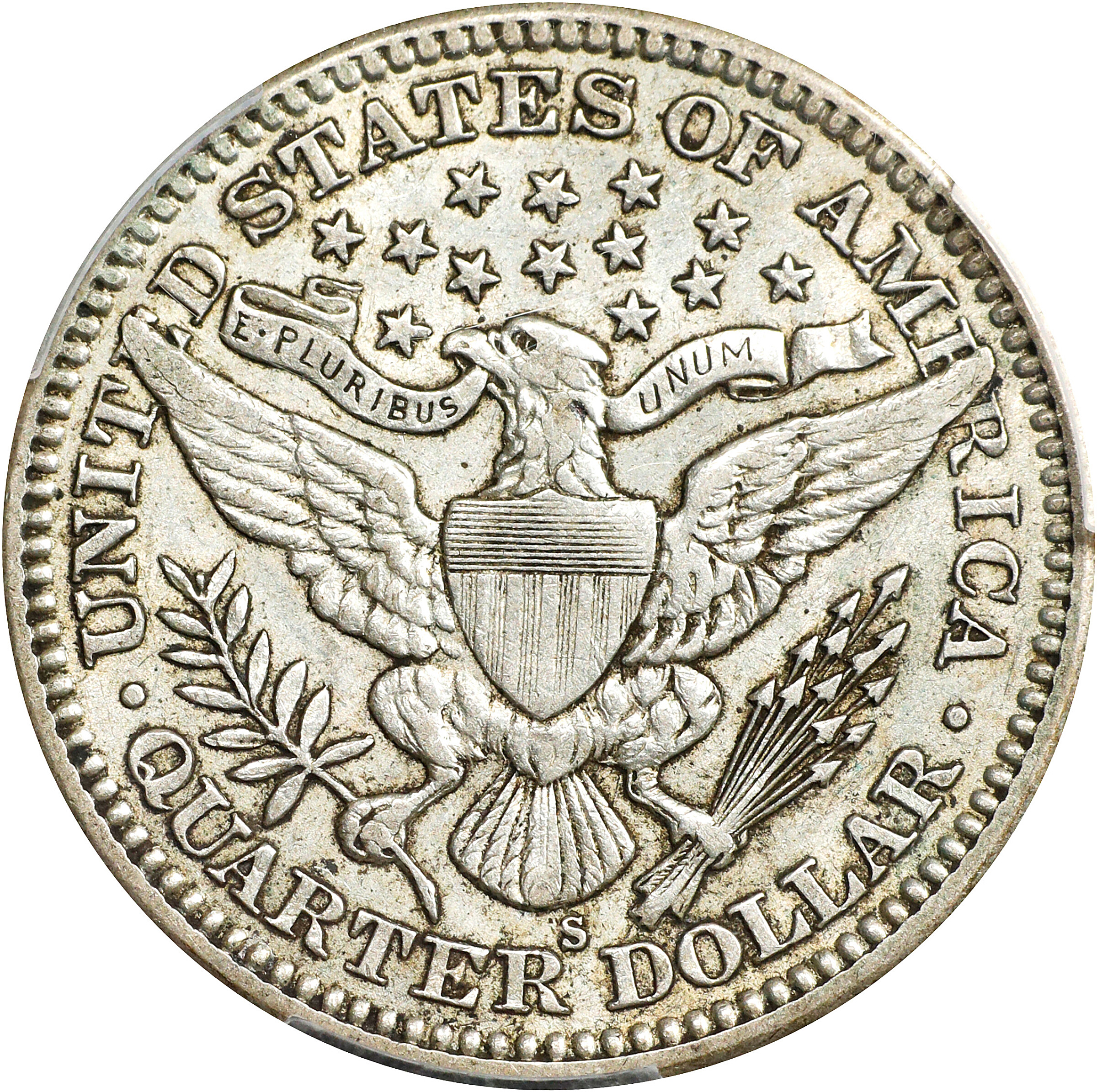 1912-S 25c AU53 thumbnail 2