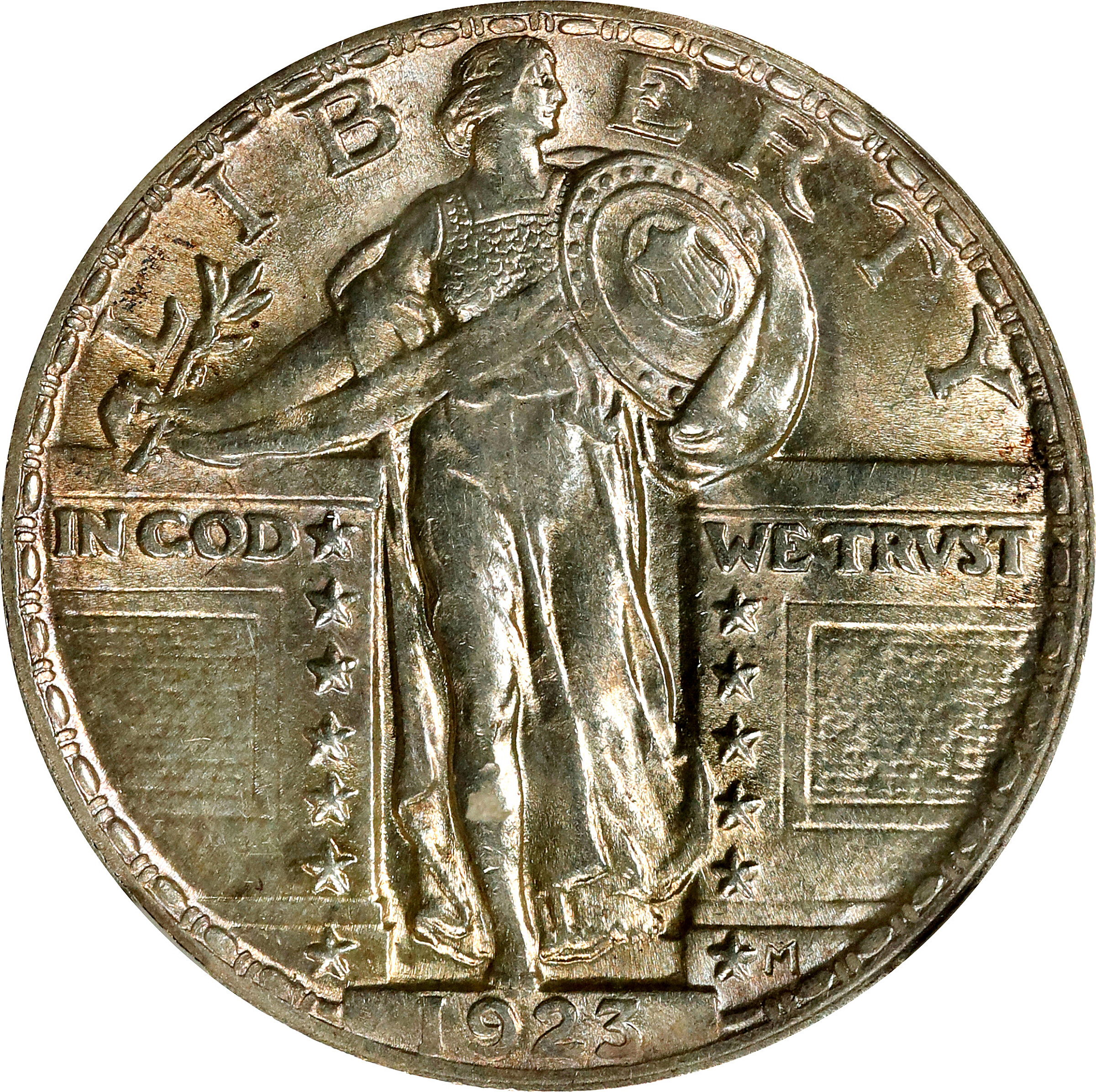 1923 Standing Liberty Quarter. MS-63 FH (NGC).