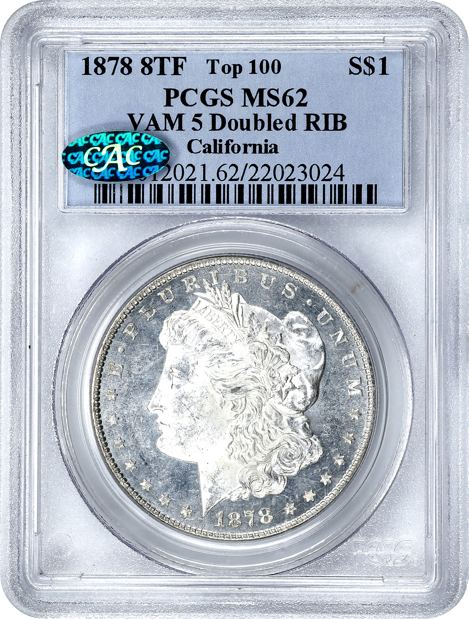 1878 8TF $1  Doubled RIB, VAM-5 VF25 thumbnail 19