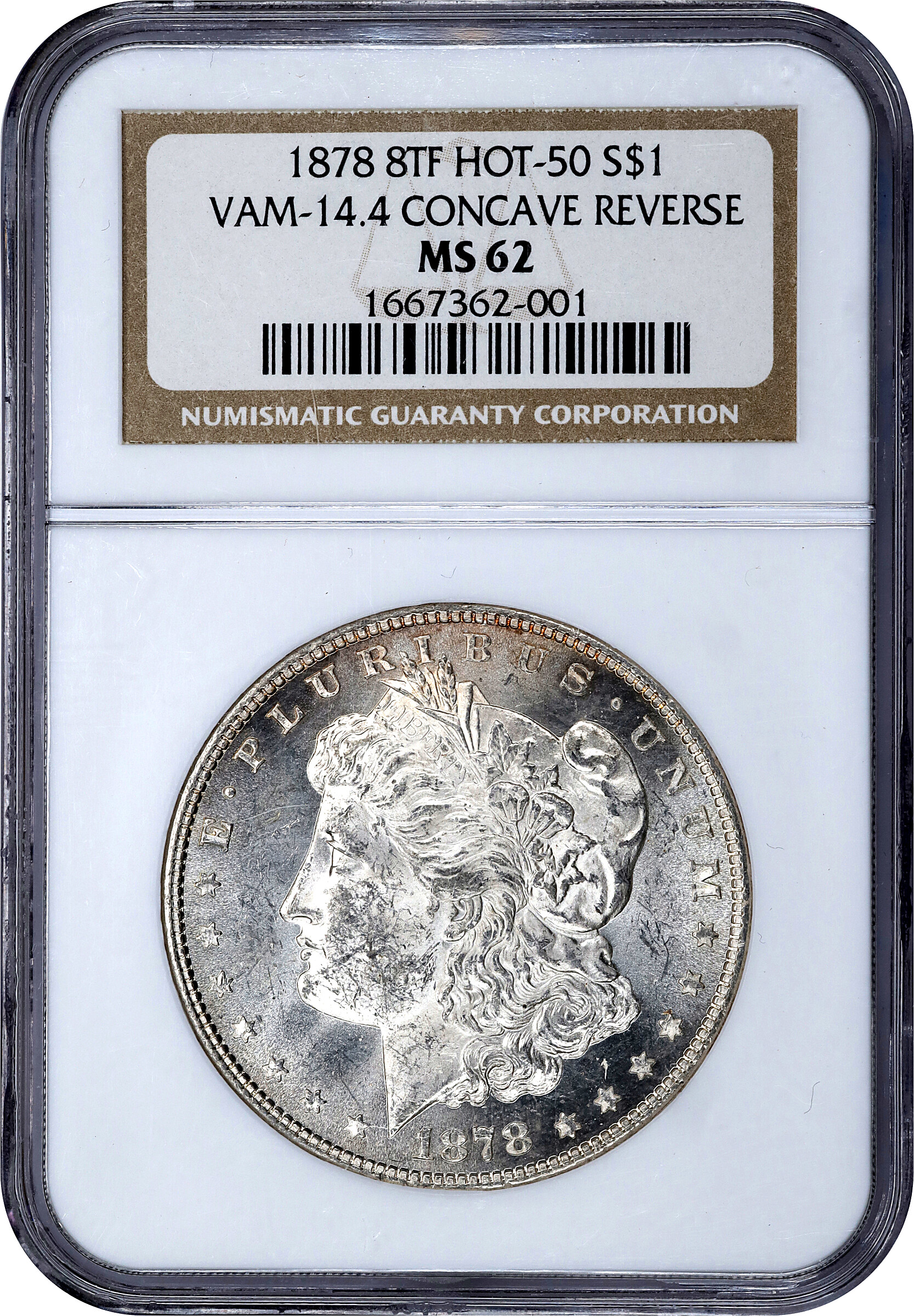 1878 8TF $1  Concave Reverse, VAM-14.4 VF20 thumbnail 22