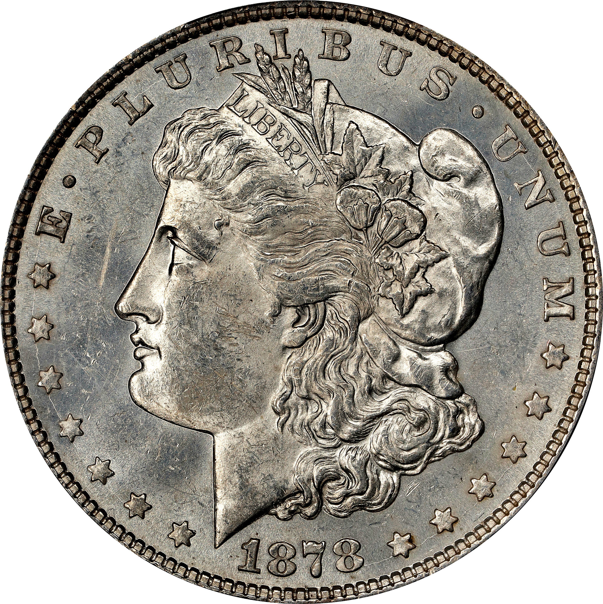 1878 8TF Pierced Eyelid One Dollar VAM 6 MS Values | Greysheet