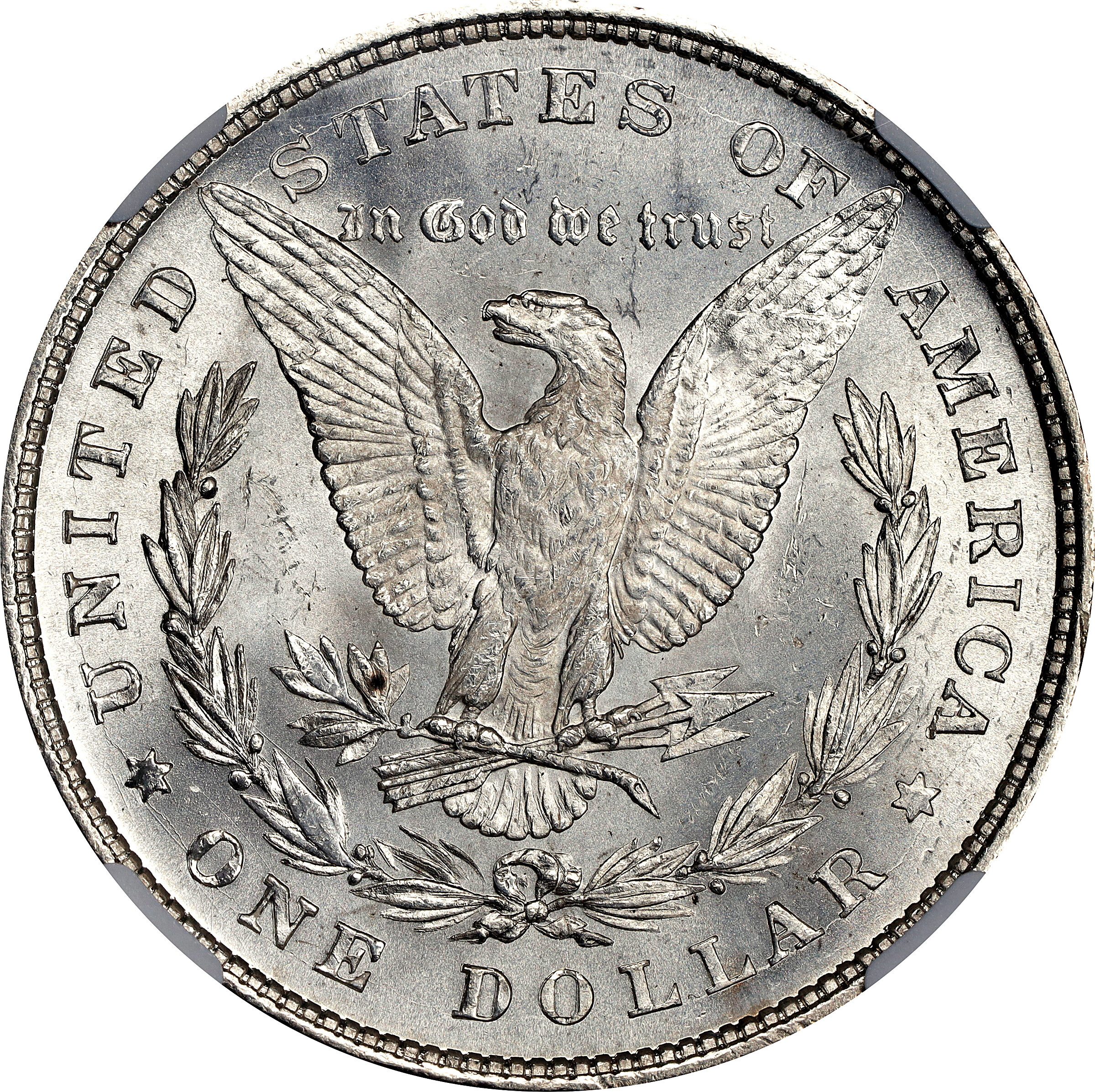 1878 8TF $1  Stick Feather, VAM-8 MS61 thumbnail 2