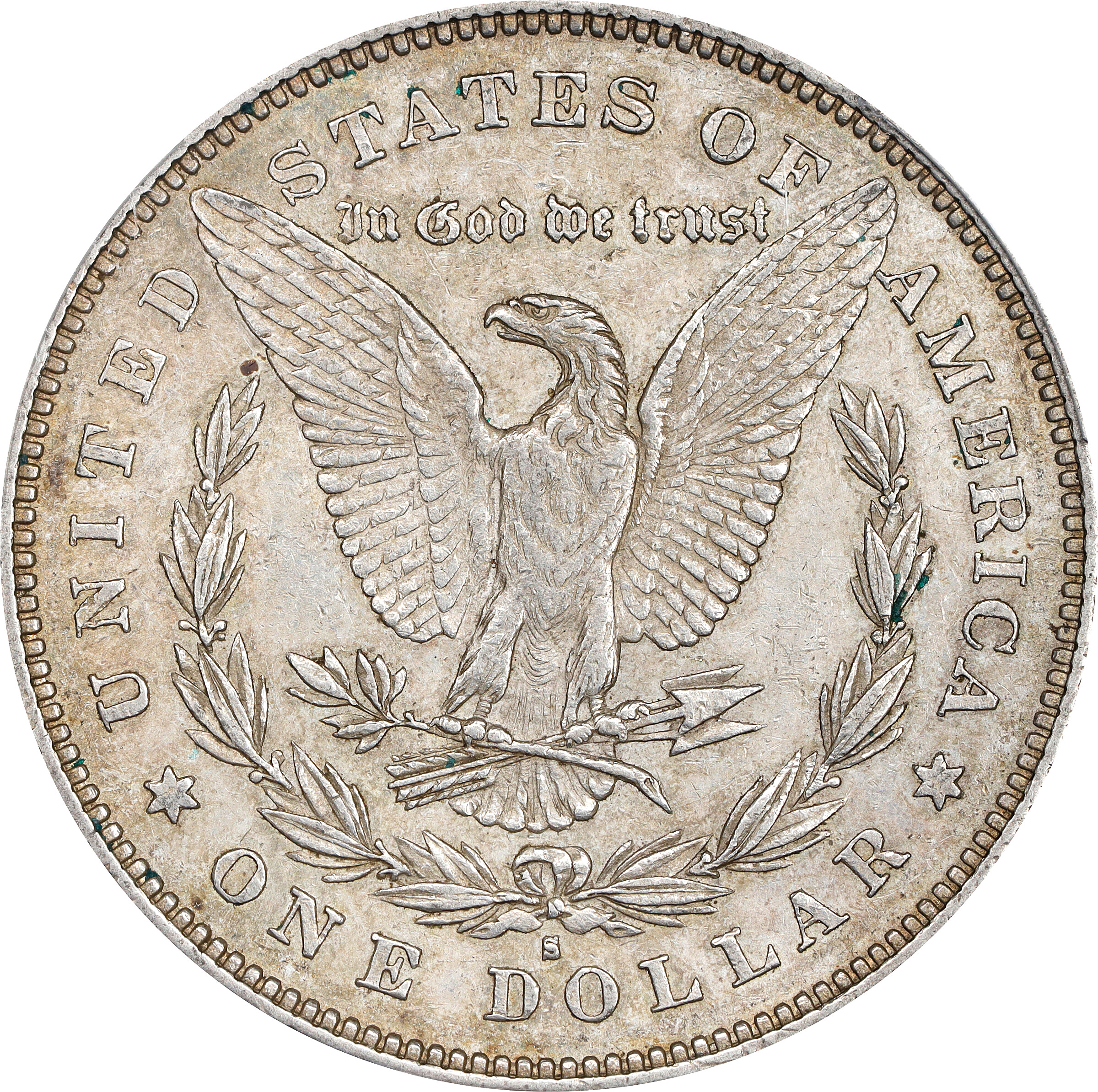 1878-S $1  Long Nock, VAM-57 AU50 thumbnail 2