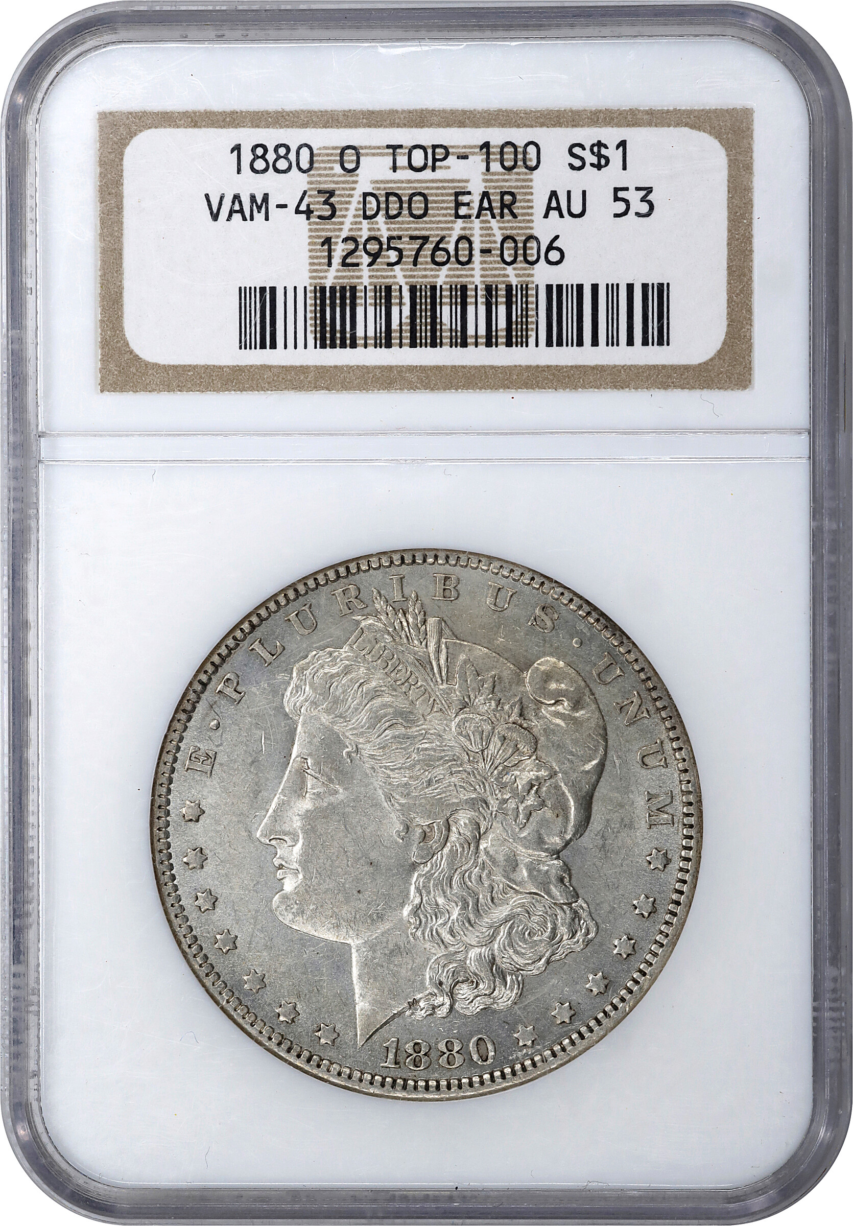 1880-O $1  Doubled Ear, VAM-43 MS61 thumbnail 22