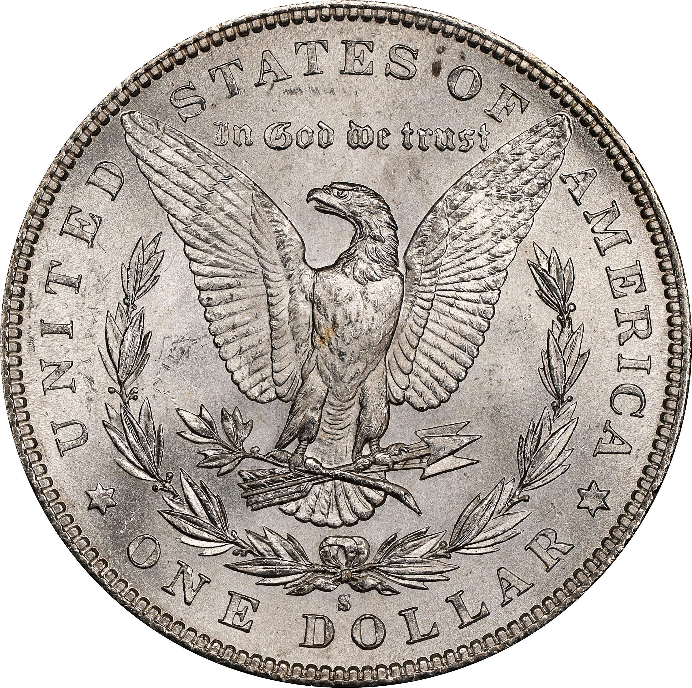 1885-S/S $1  Repunched Mintmark, VAM-6 MS61 thumbnail 3