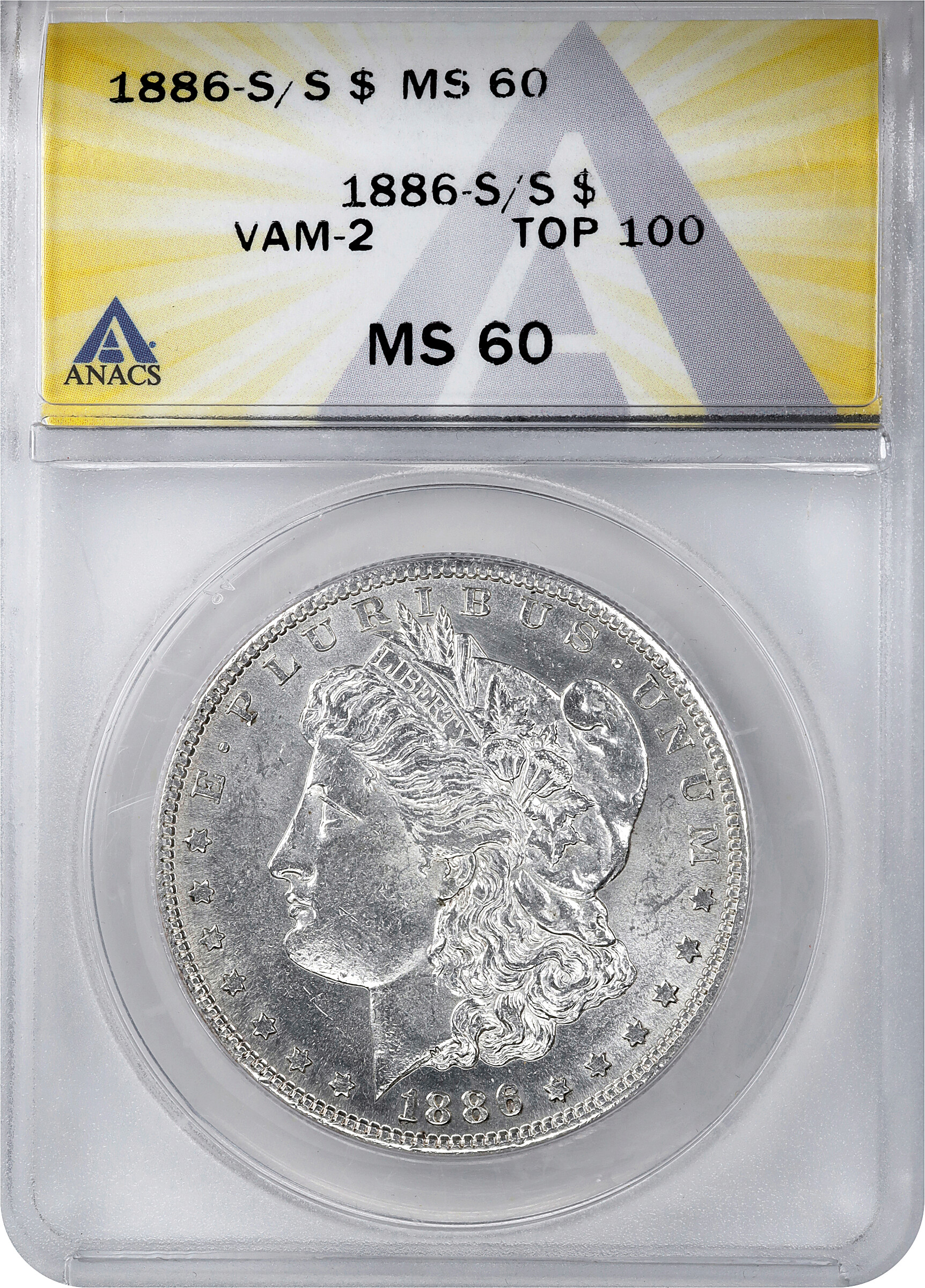 1886-S/S $1  Repunched Mintmark, VAM-2 VF30 CAC thumbnail 19