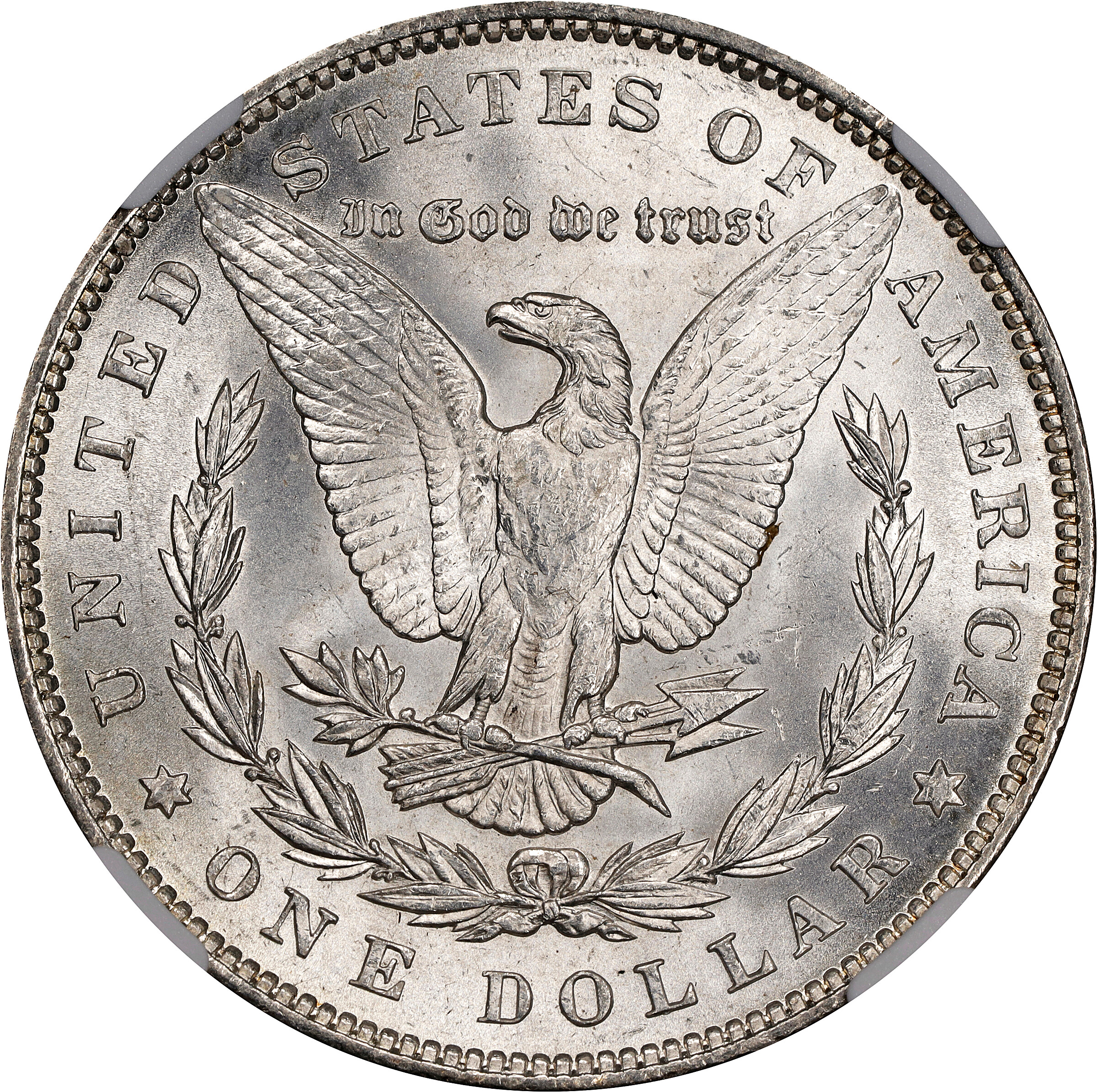 1888 $1  Die Gouges State 1, VAM-7 MS64 thumbnail 2