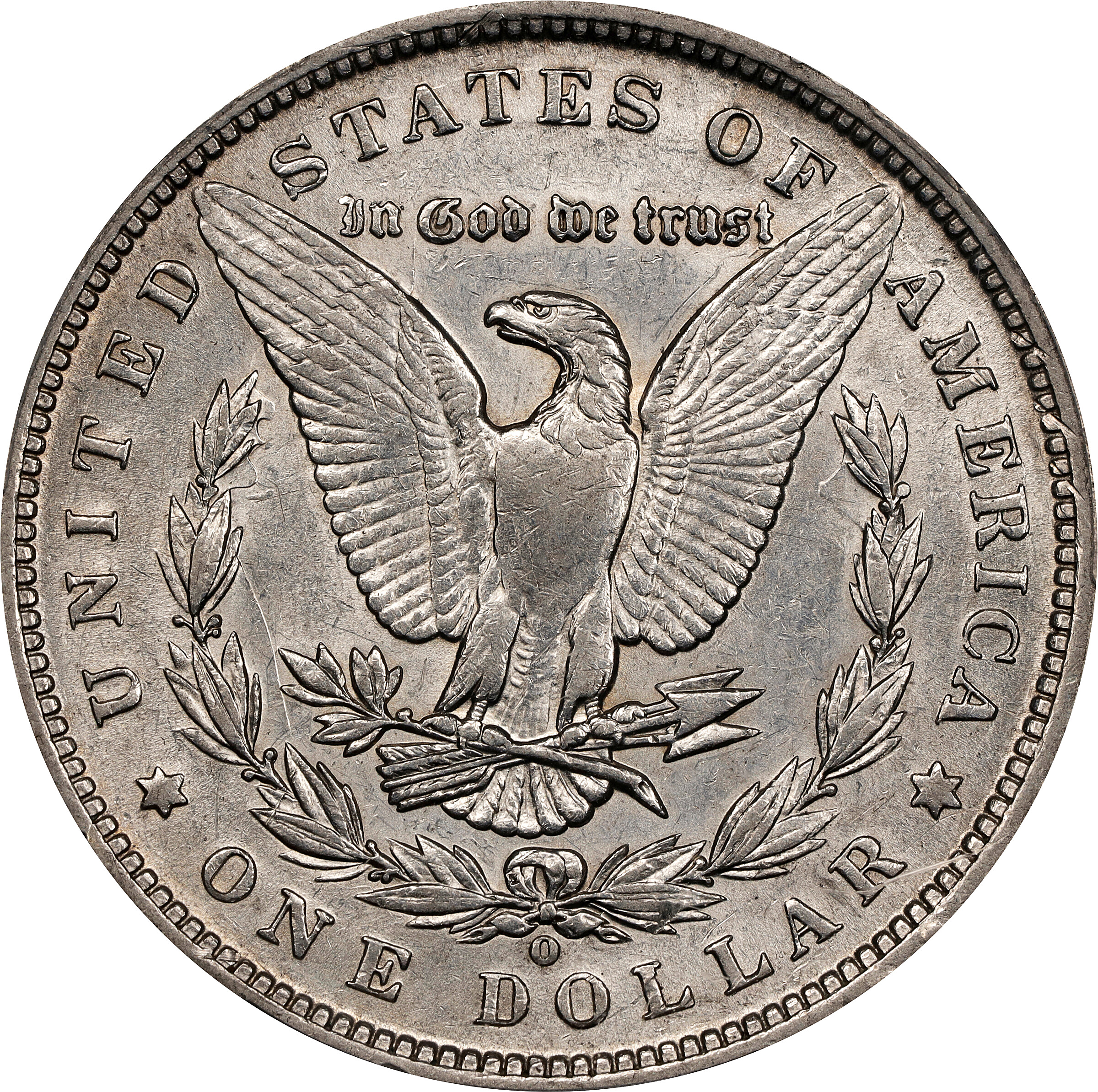 1889-O $1  Clashed E, VAM-1A2 AU53 thumbnail 3