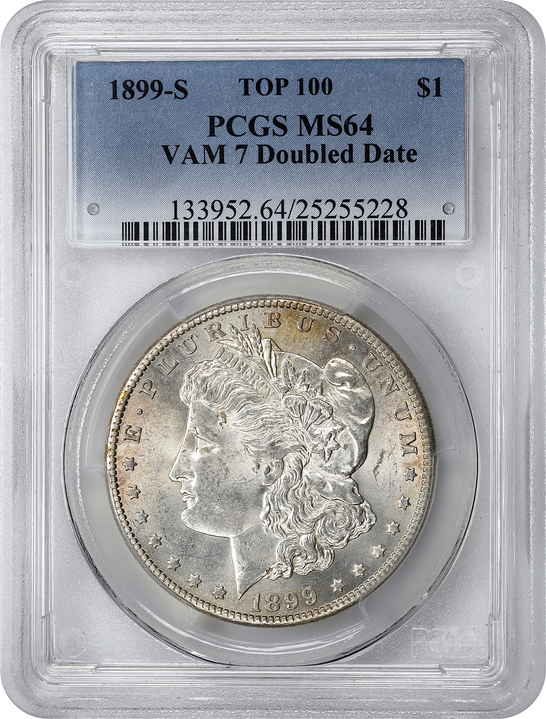 1899-S $1  Doubled Date, VAM-7 MS64 thumbnail 5