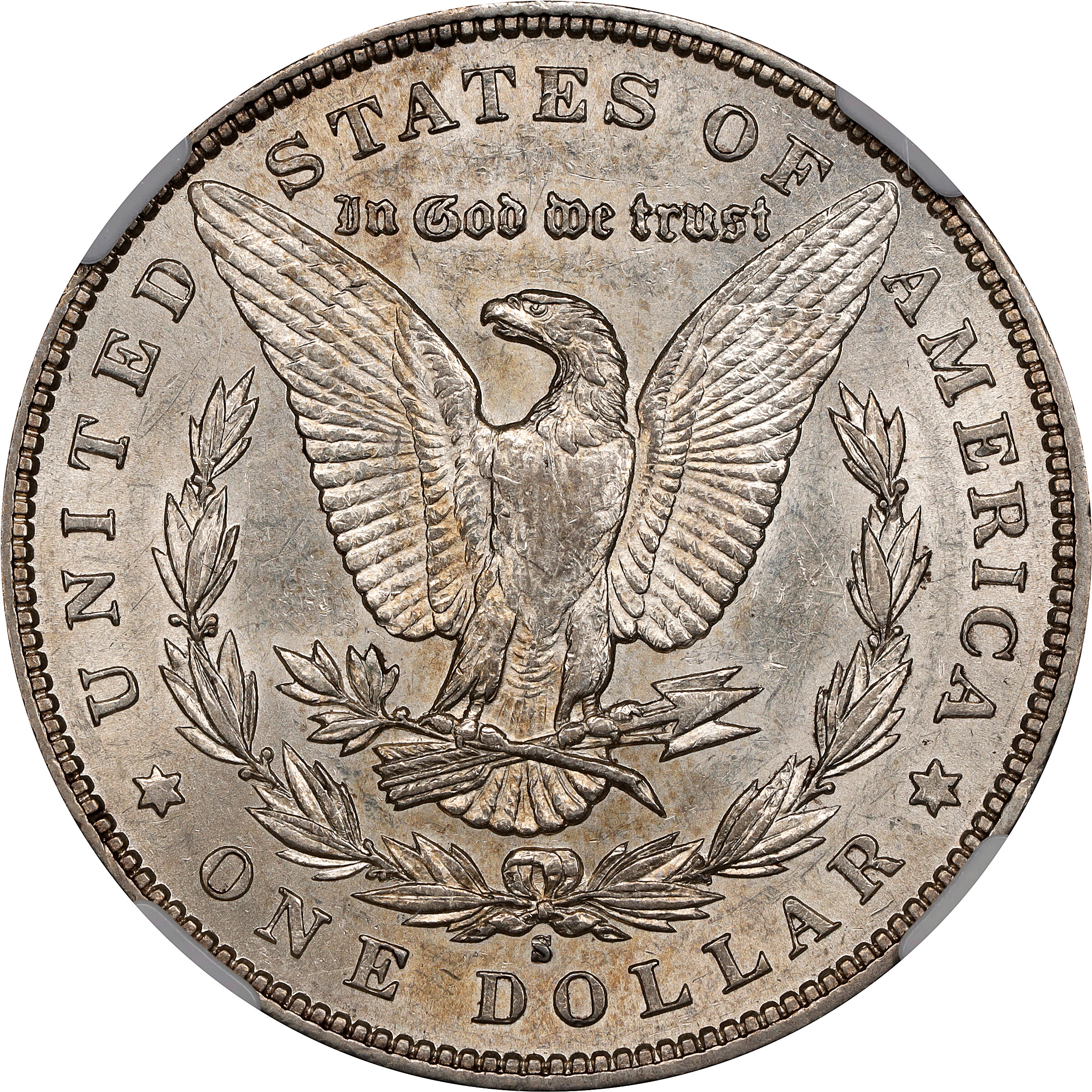 1899-S $1  Doubled Date, VAM-7 XF40 CAC thumbnail 4