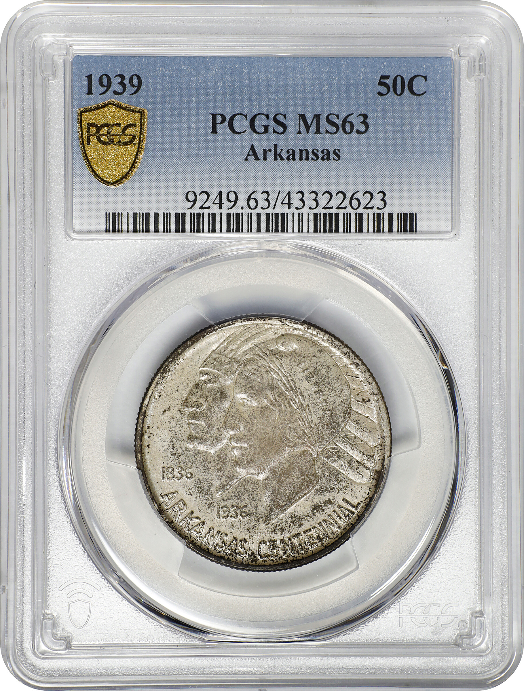1939 50c Arkansas AU55 thumbnail 20