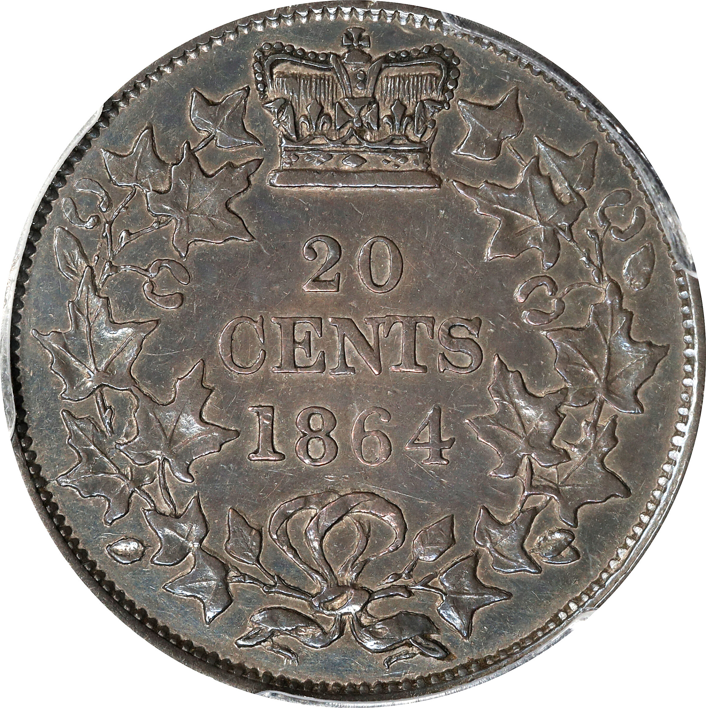 1864 20c New Brunswick VF30 thumbnail 20