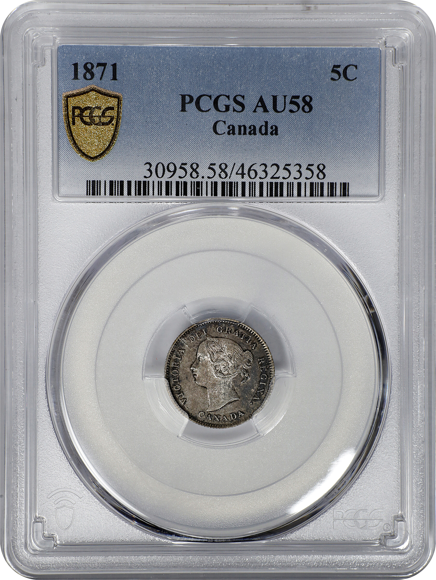 Victoria 5c Silver, 1870-1901 [Type] VG8 thumbnail 15