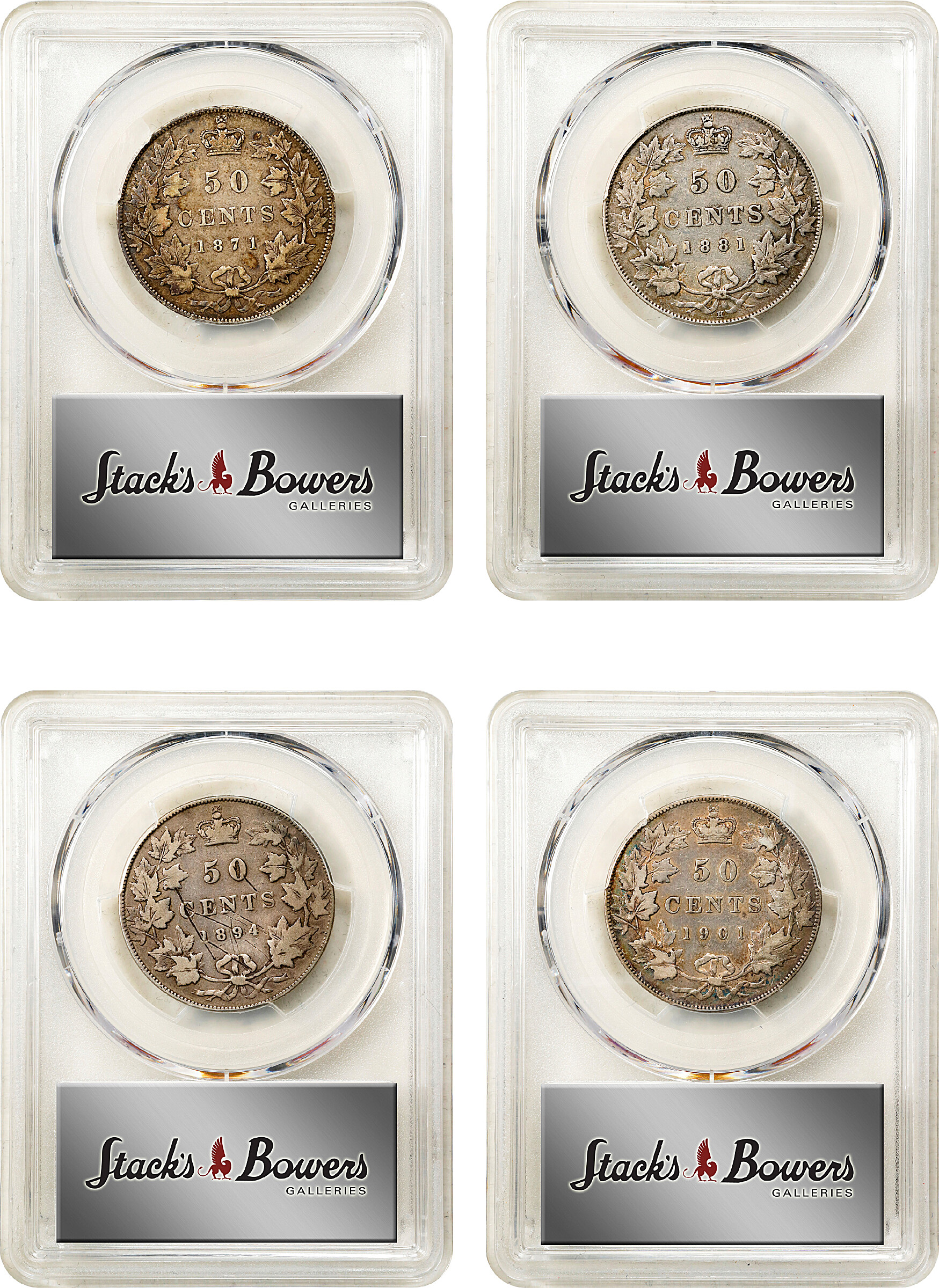 1871 50c VF20 thumbnail 5