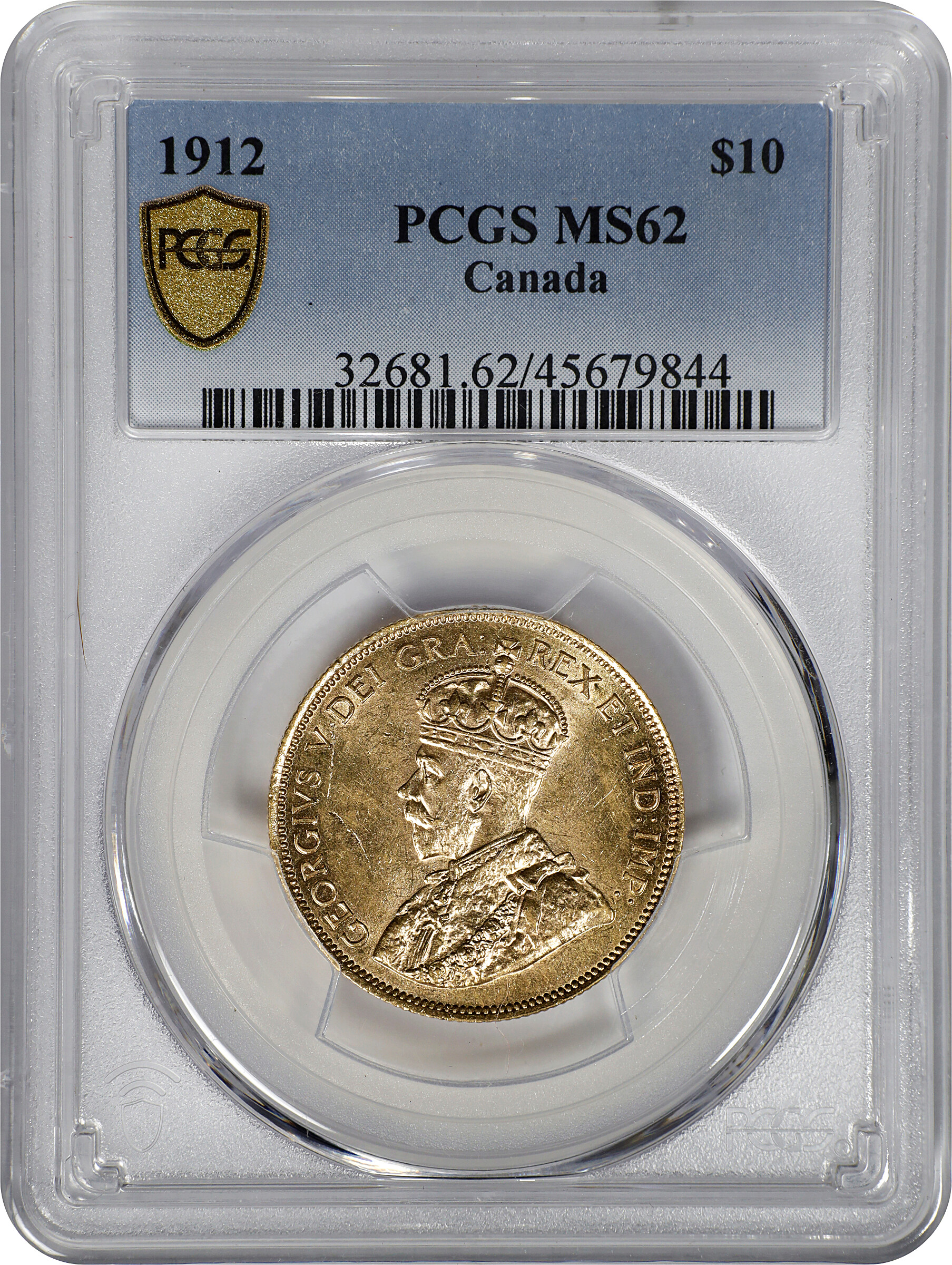 1912 G$10 MS62 thumbnail 3