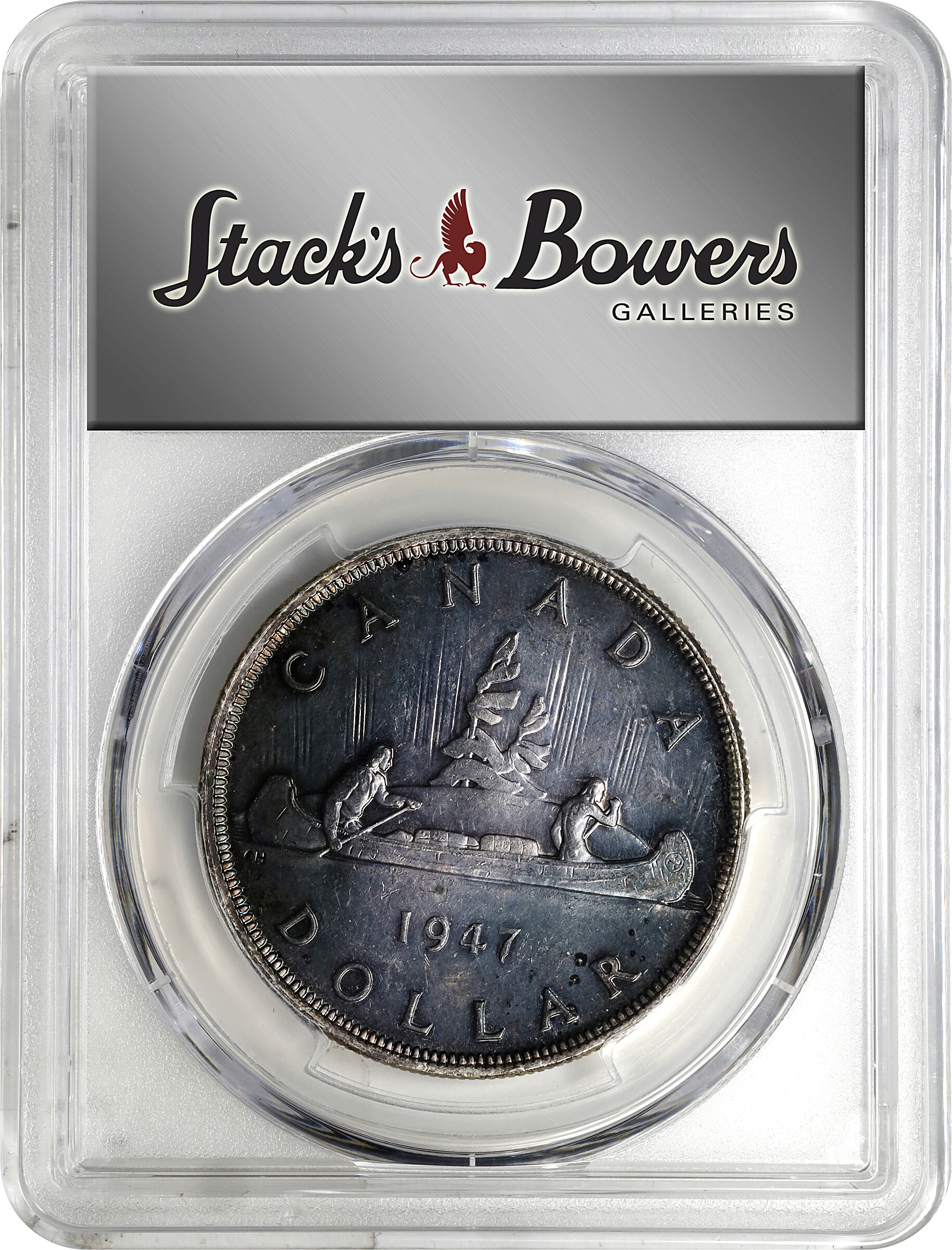 1947 S$1 Pointed 7  MS (KM-37) VF30 thumbnail 17