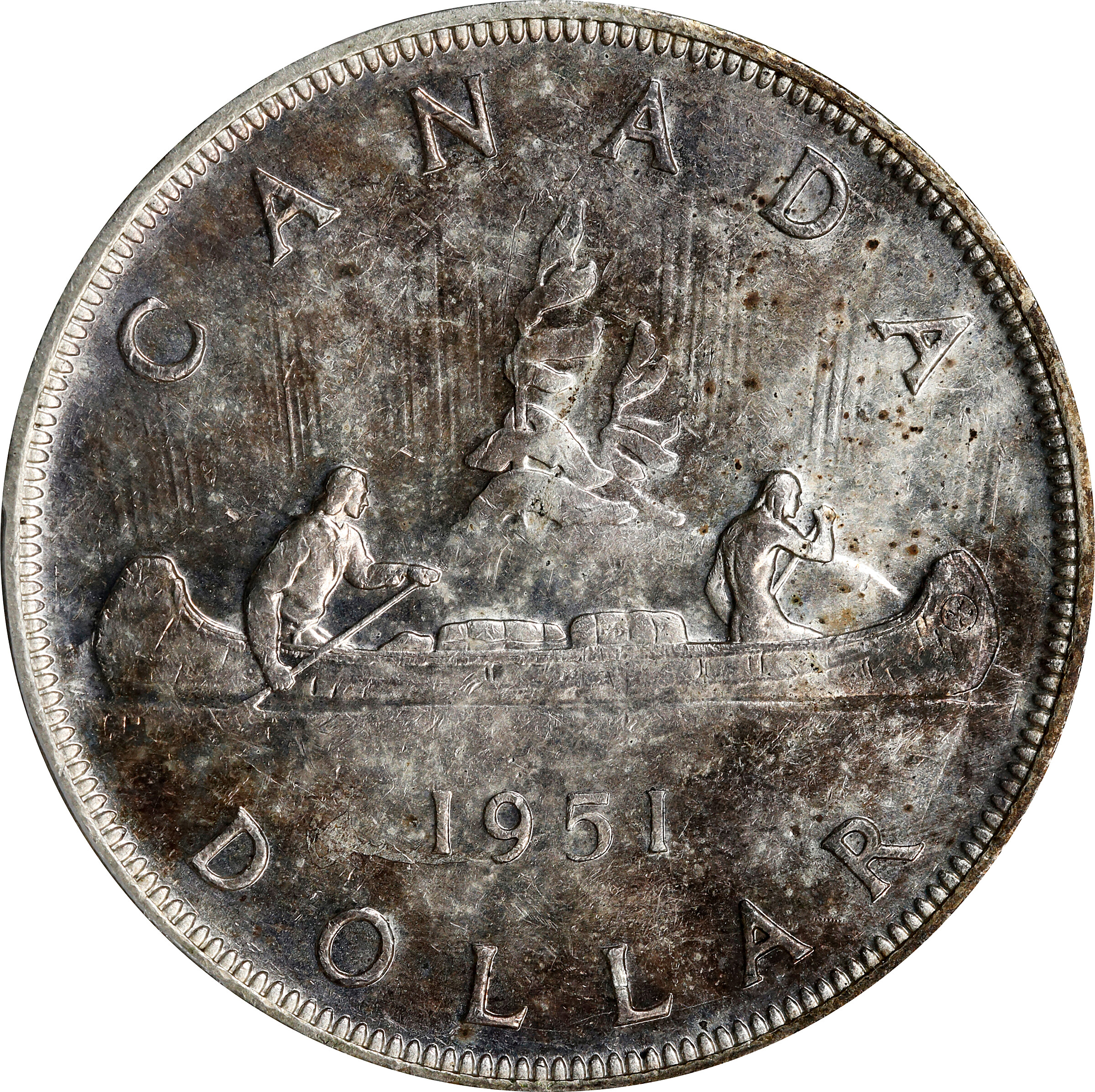 1951 S$1 Arnprior MS (KM-37) MS61 thumbnail 5