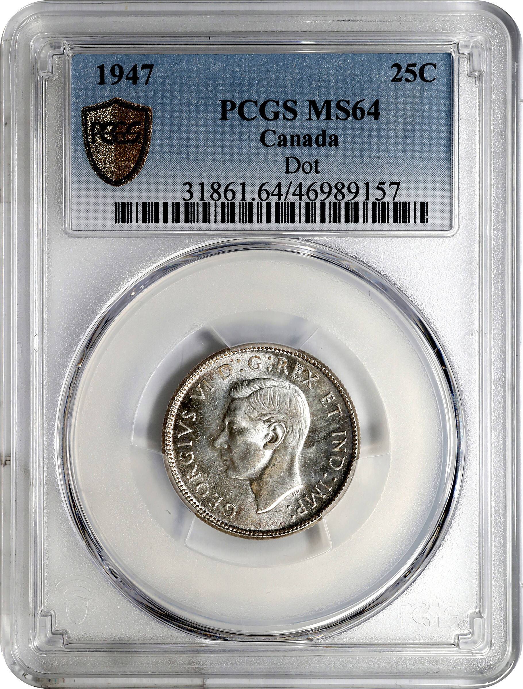 1947 25c Caribou, Dot G4 thumbnail 17