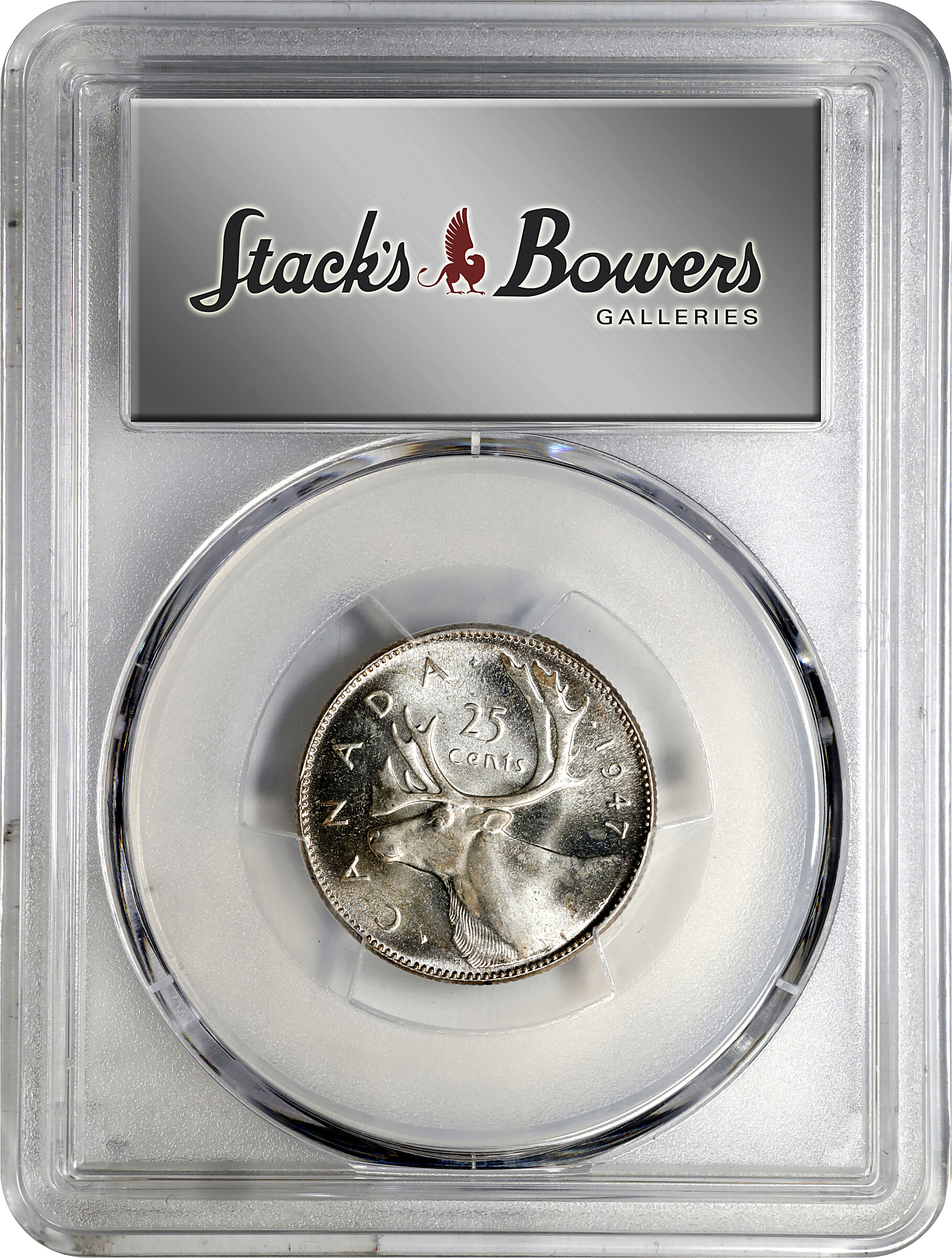1947 25c Caribou, Dot G4 thumbnail 18