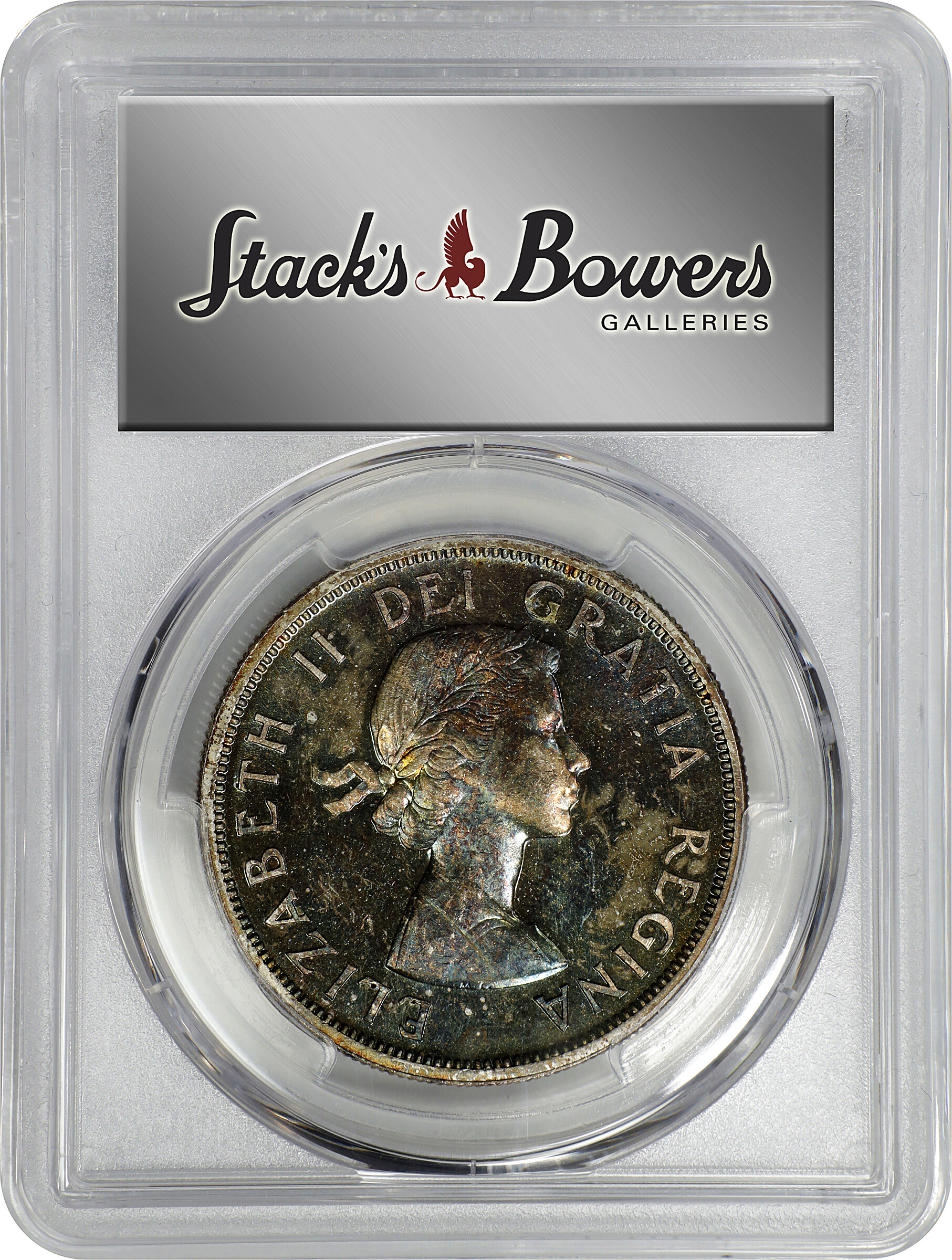 1958 S$1 British Columbia MS64 thumbnail 4