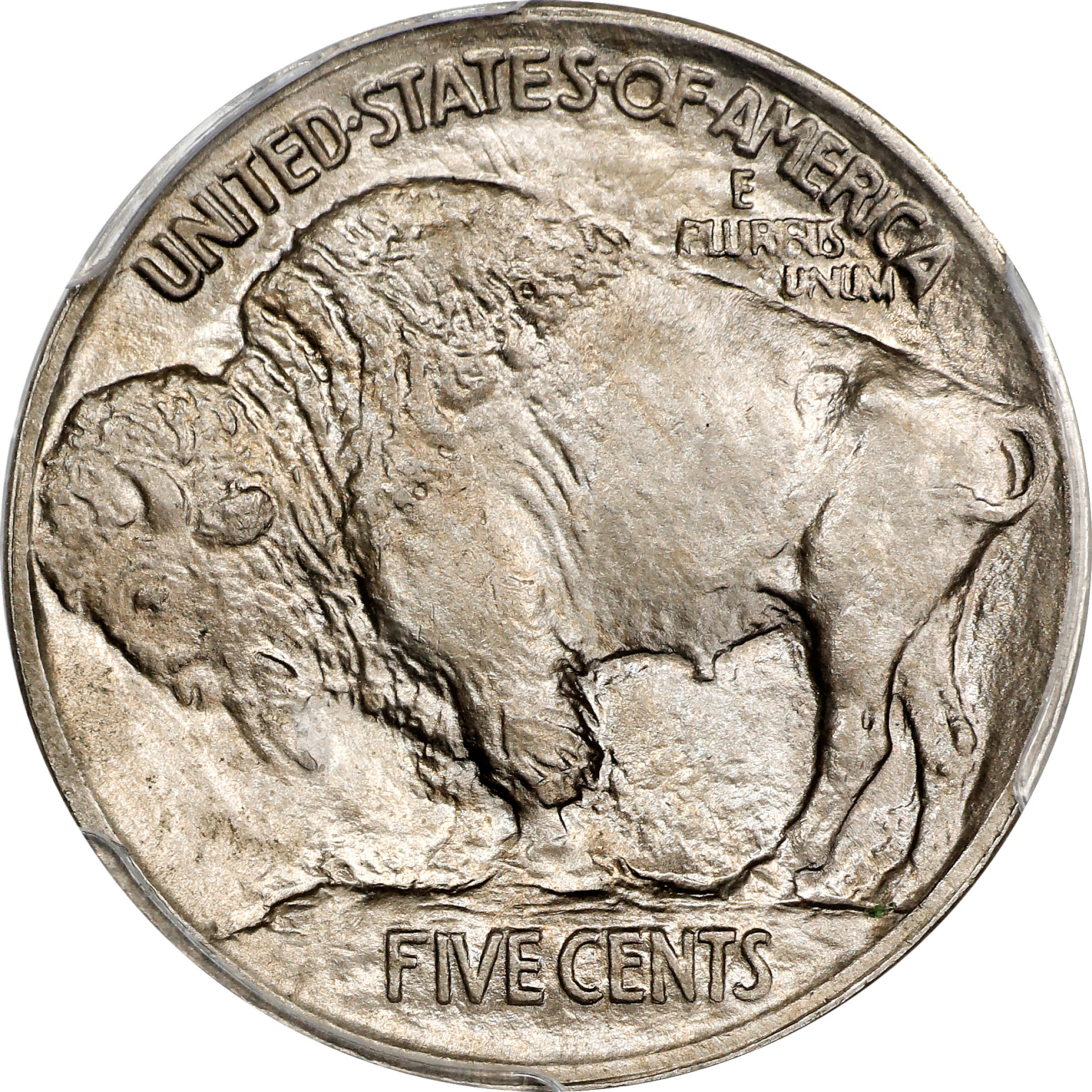1913 5c Buffalo, Type 1, 3 1/2 Legs, FS-901 MS66 CAC thumbnail 4