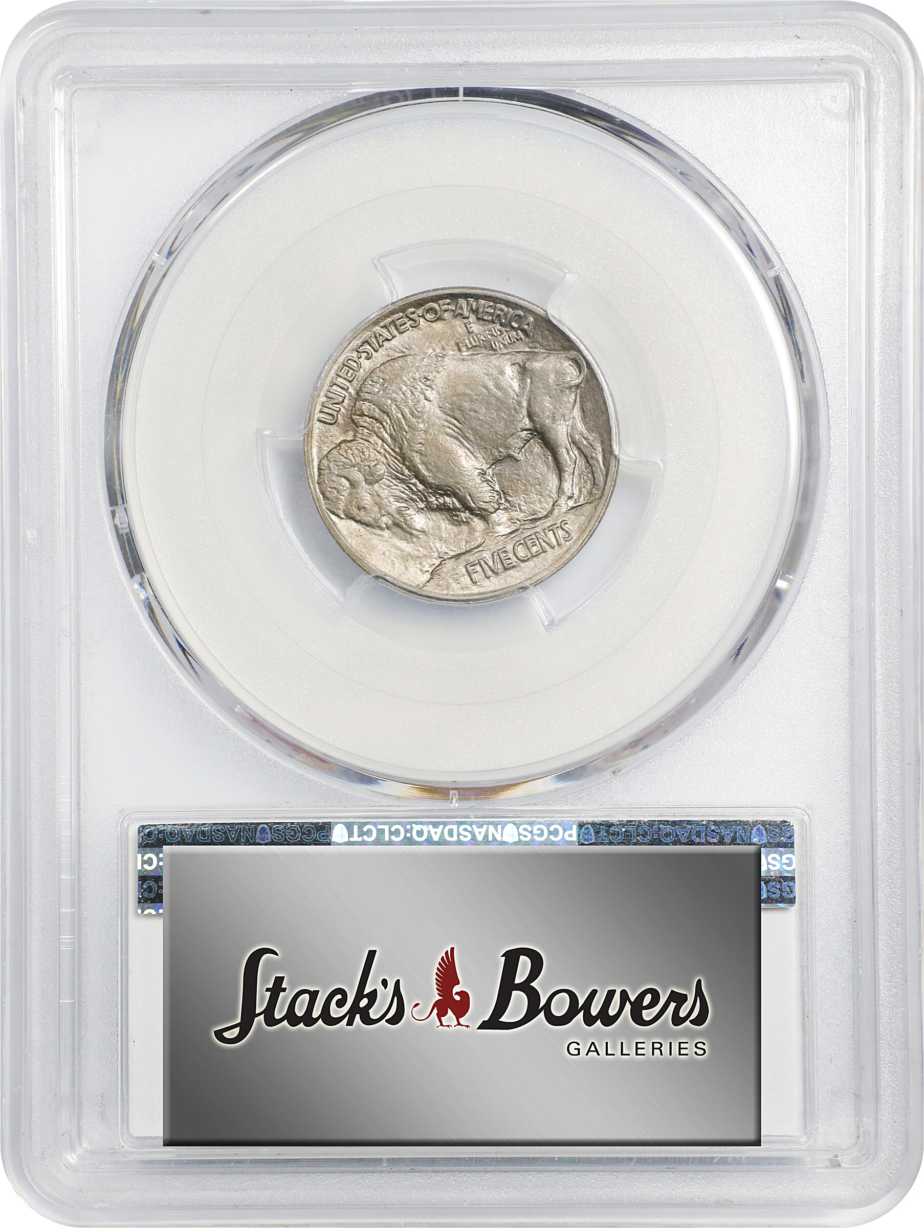 1913 5c Buffalo, Type 1, 3 1/2 Legs, FS-901 MS66 CAC thumbnail 6