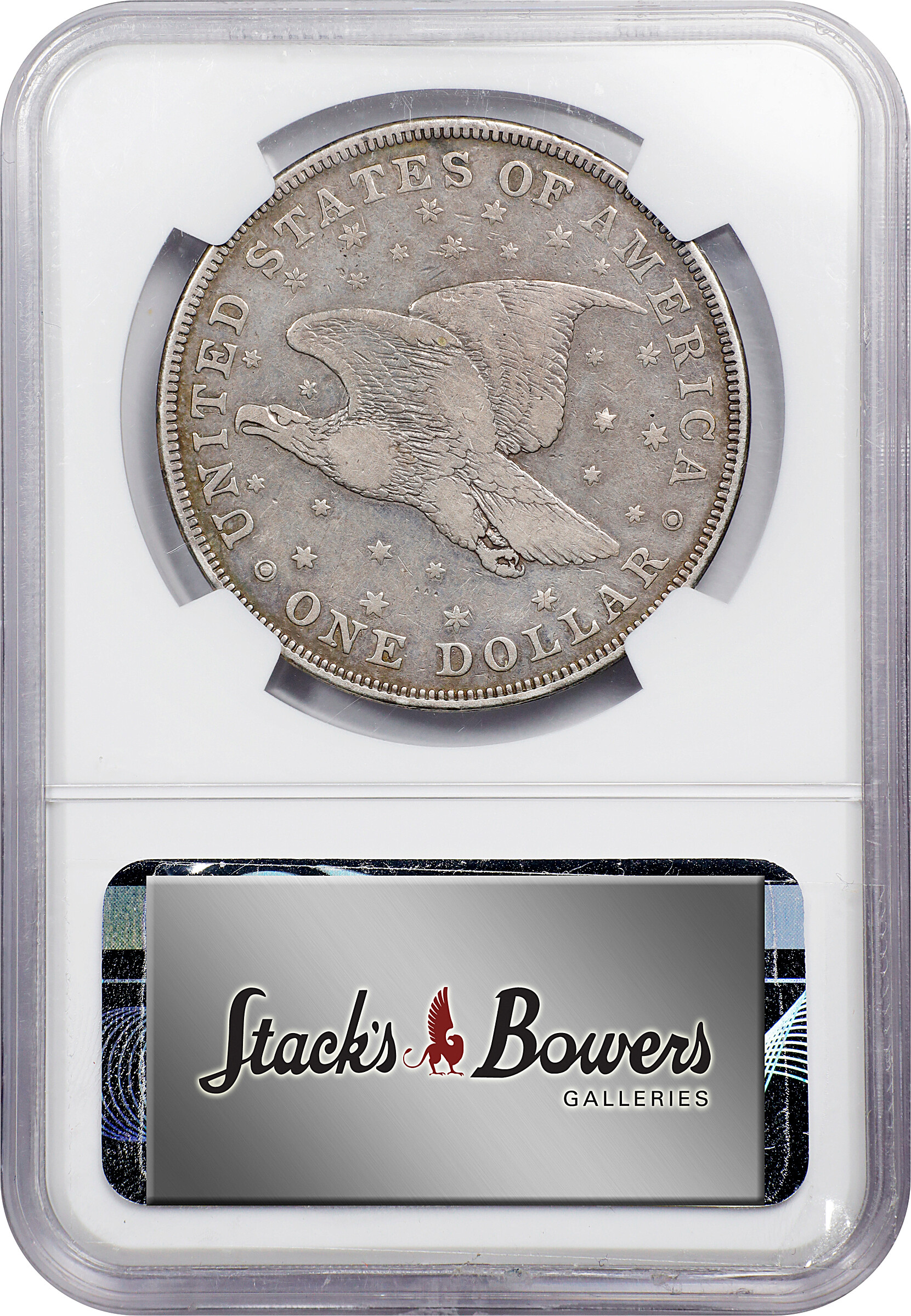 1836 $1  Gobrecht, No Stars Obverse, Original, Alignment I, Plain Edge, J-60 VF25 CAC thumbnail 4